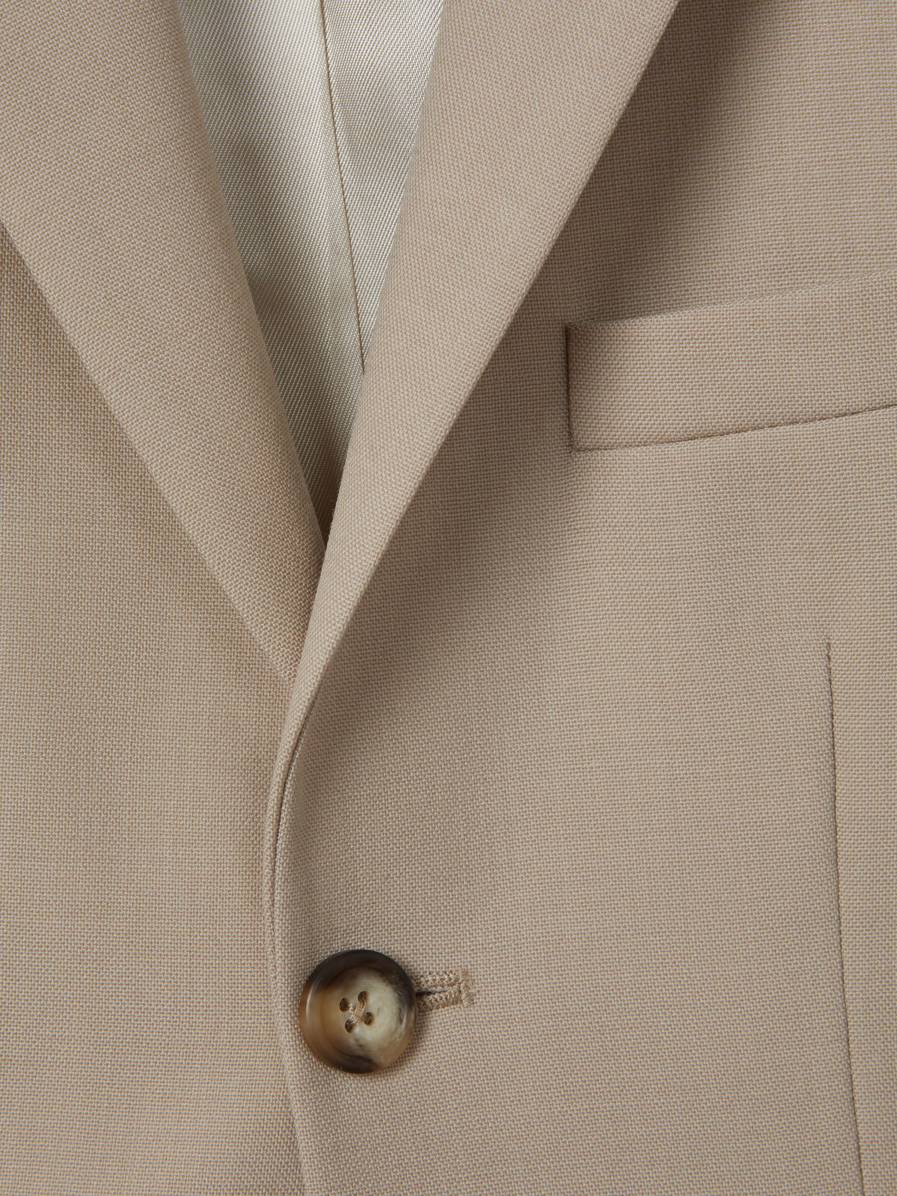 4-9 yrs Cotton Single-Breasted Blazer in Stone