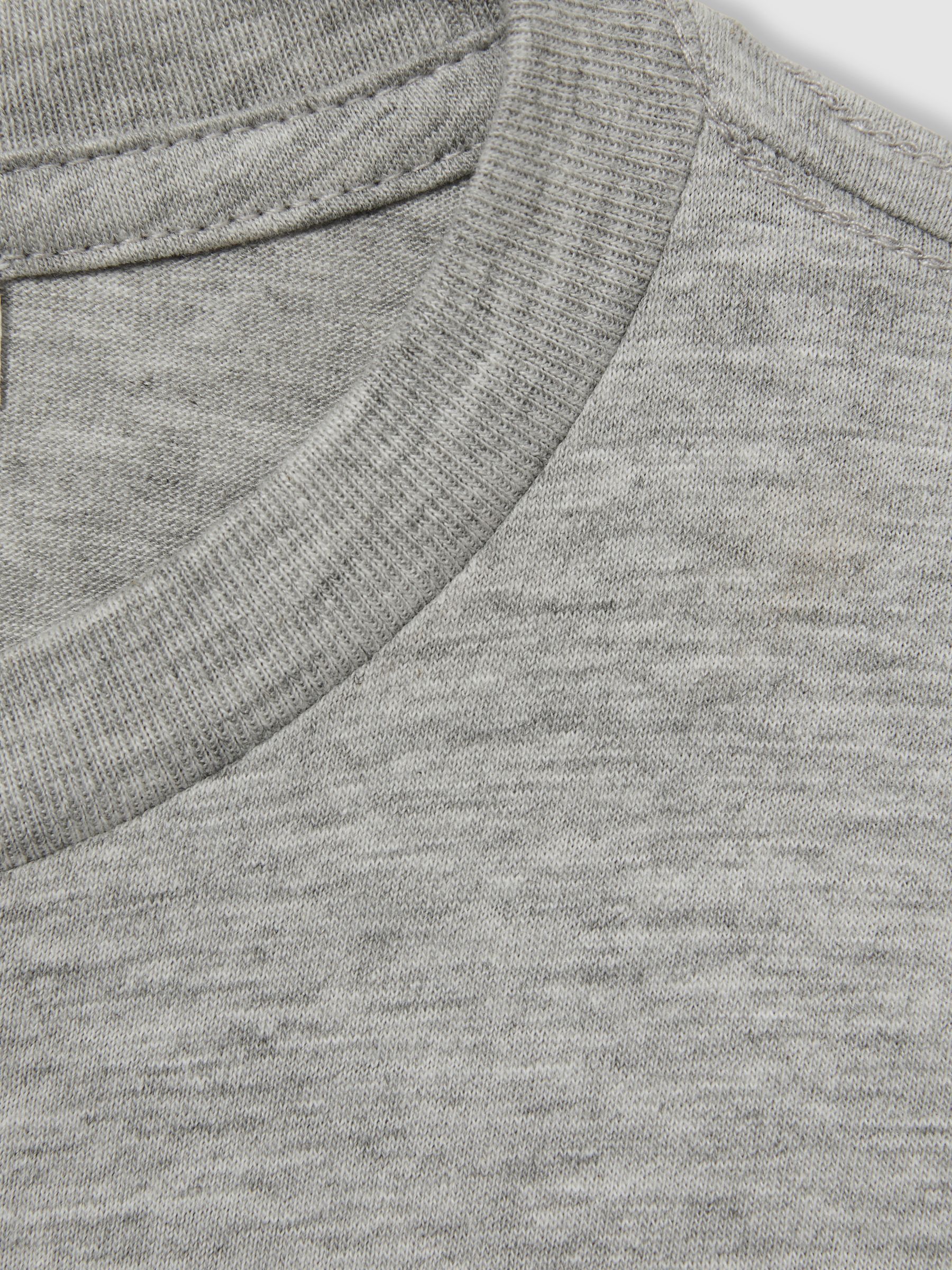 3-9 yrs Crew Neck T-Shirt in Grey