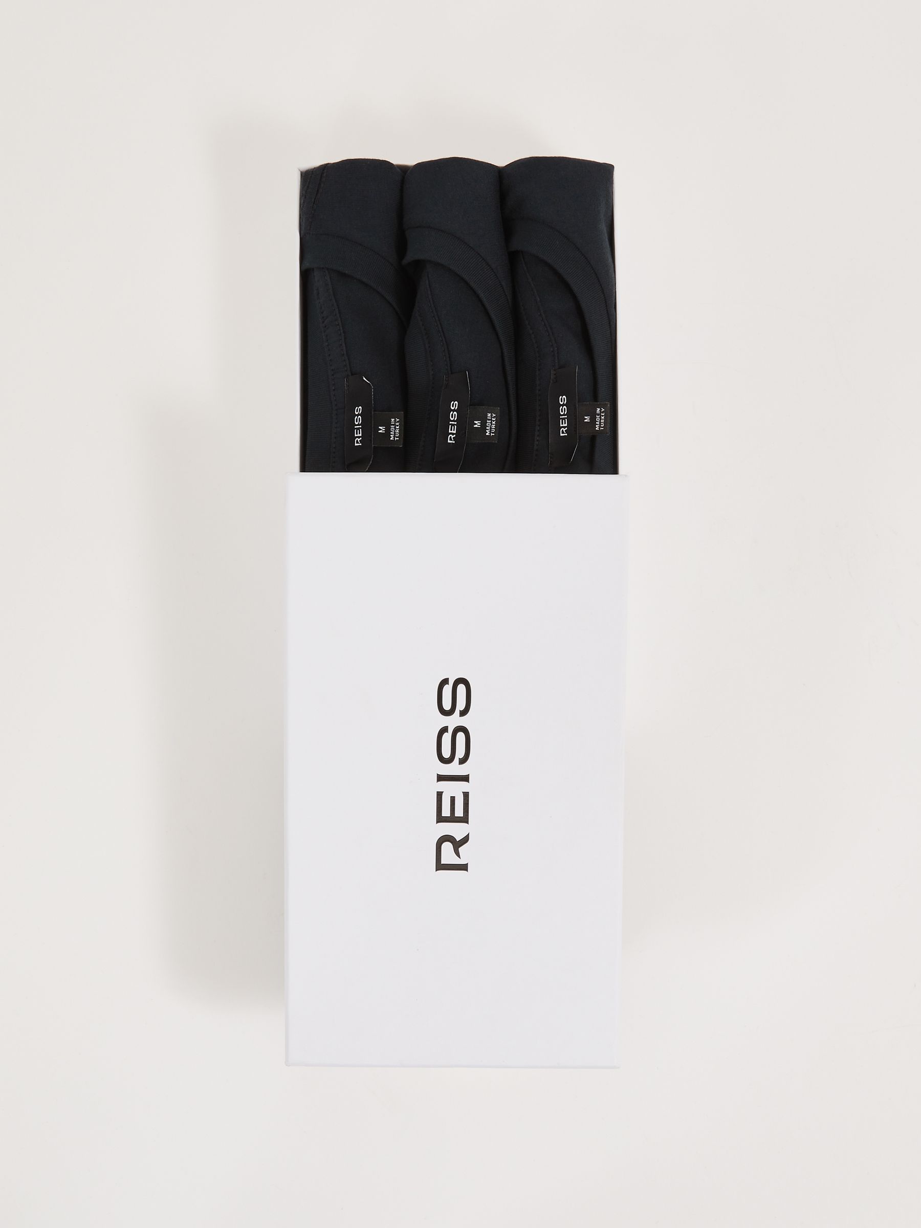 Cotton-Jersey Crew-Neck T-shirts 3 Pack in Navy