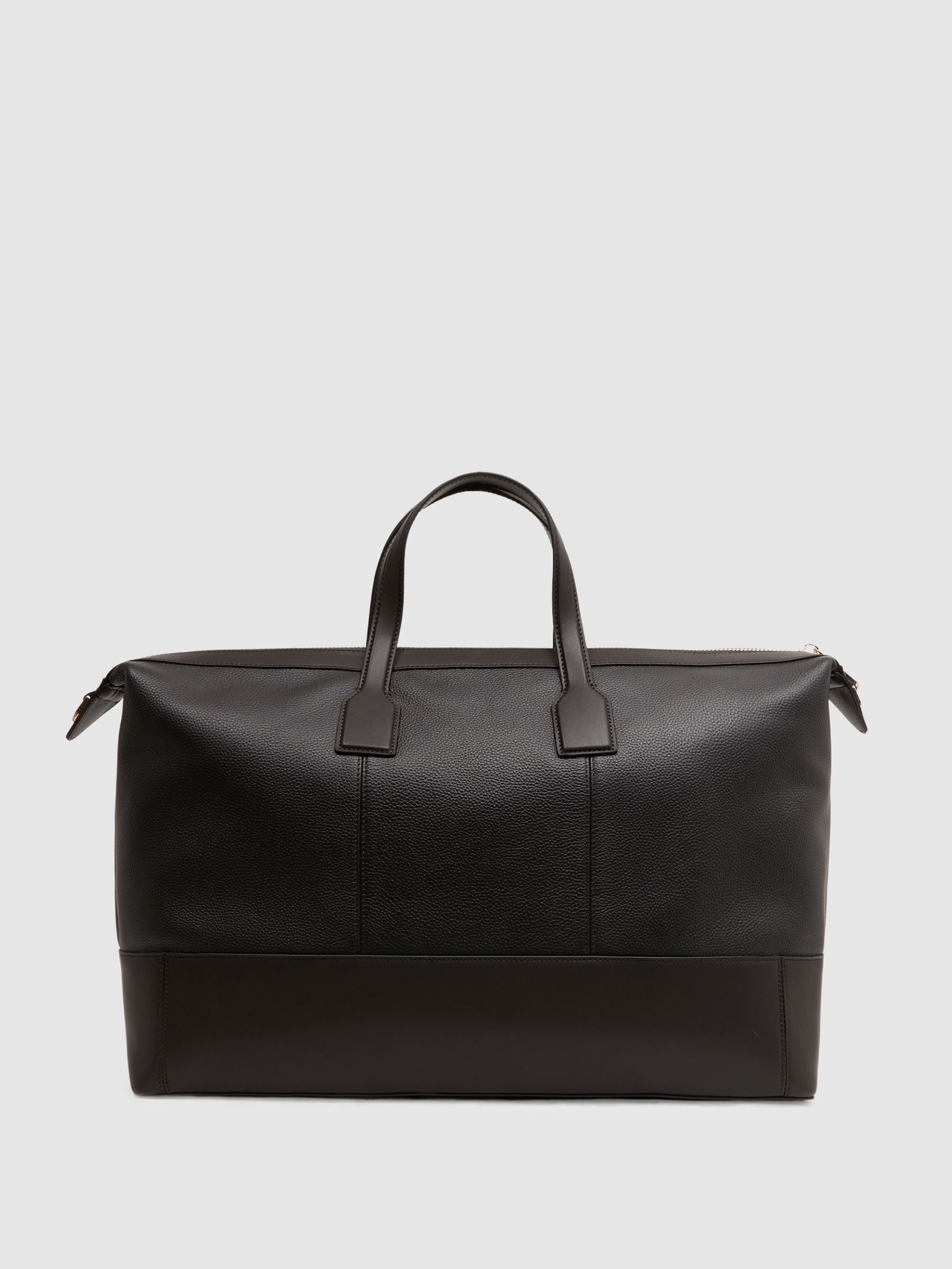 Leather Holdall in Chocolate