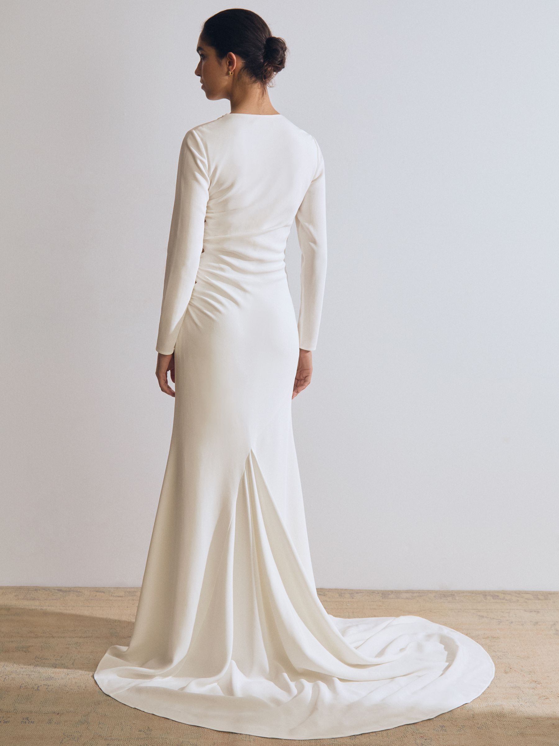 Atelier Cut-Out Rope-Detail Dress in White