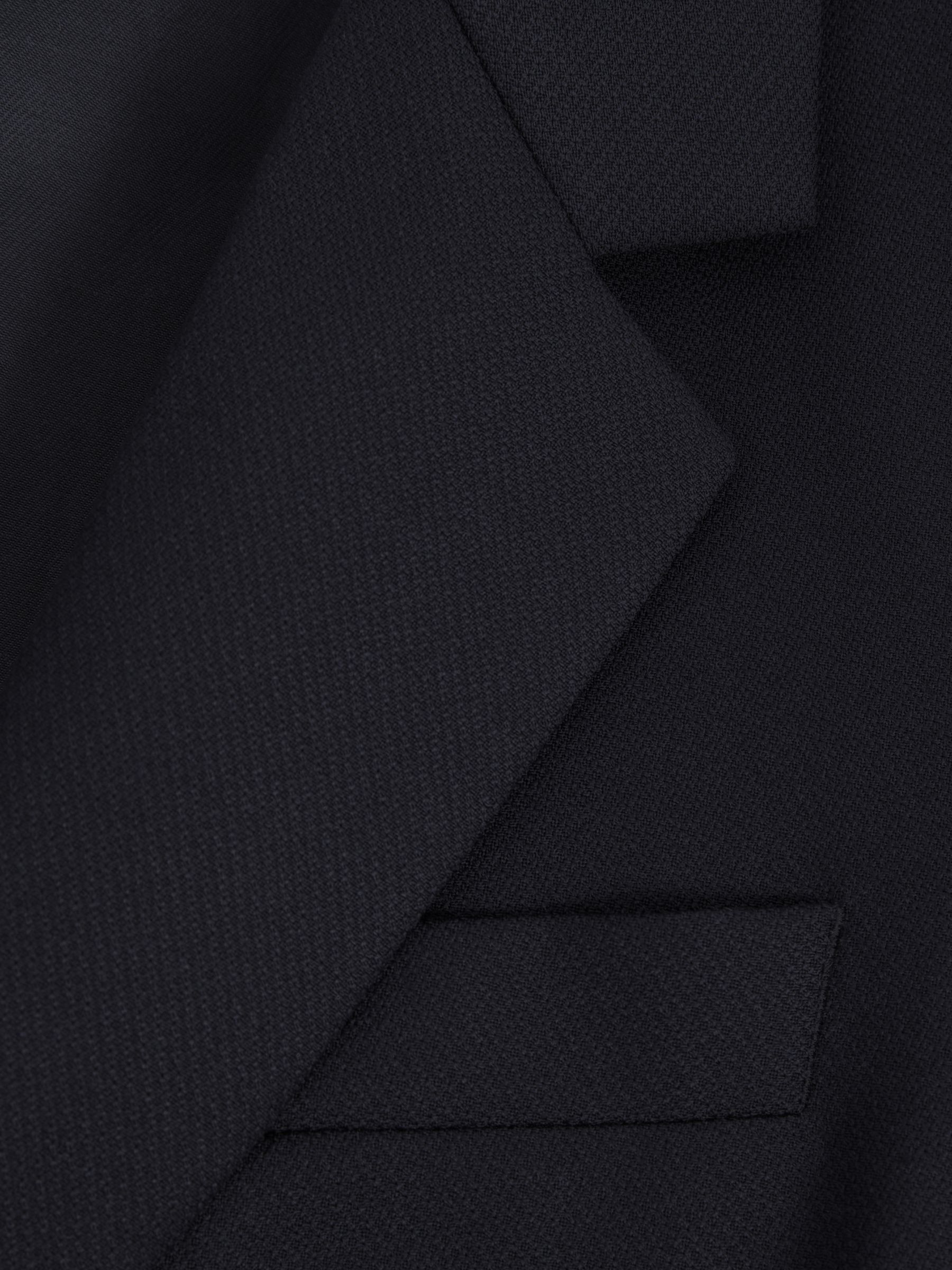 Single Breasted Suit Blazer in Navy