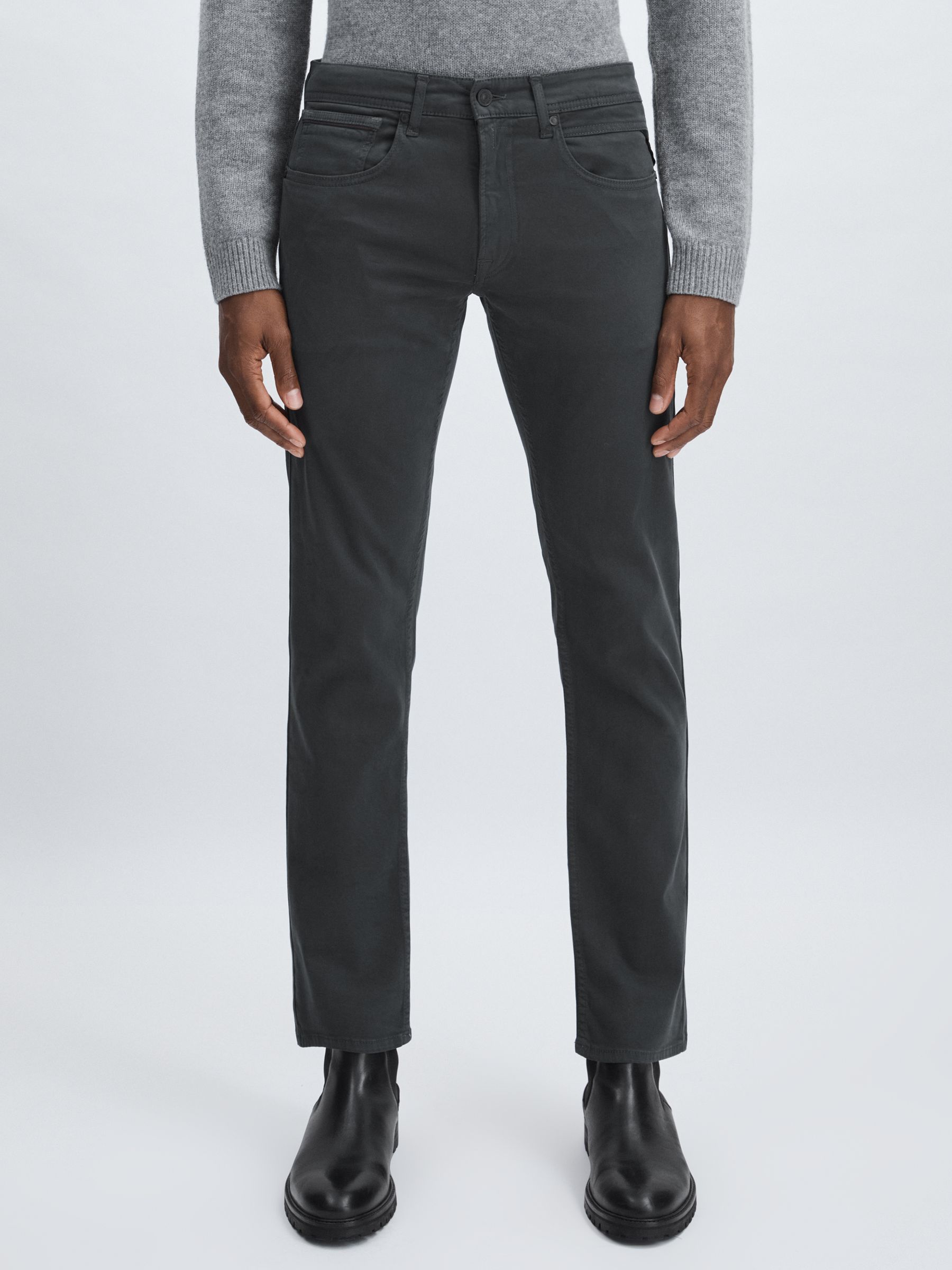 Replay Straight-Leg Jeans in Ocean