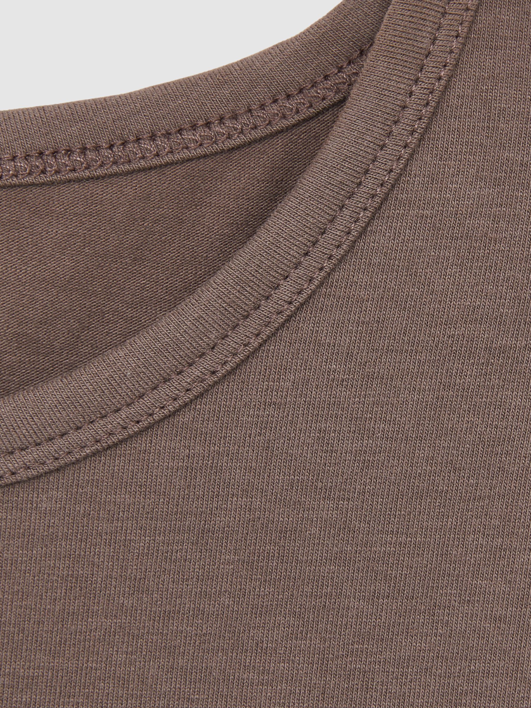 Stretch-Cotton Crew-Neck T-Shirt in Mink