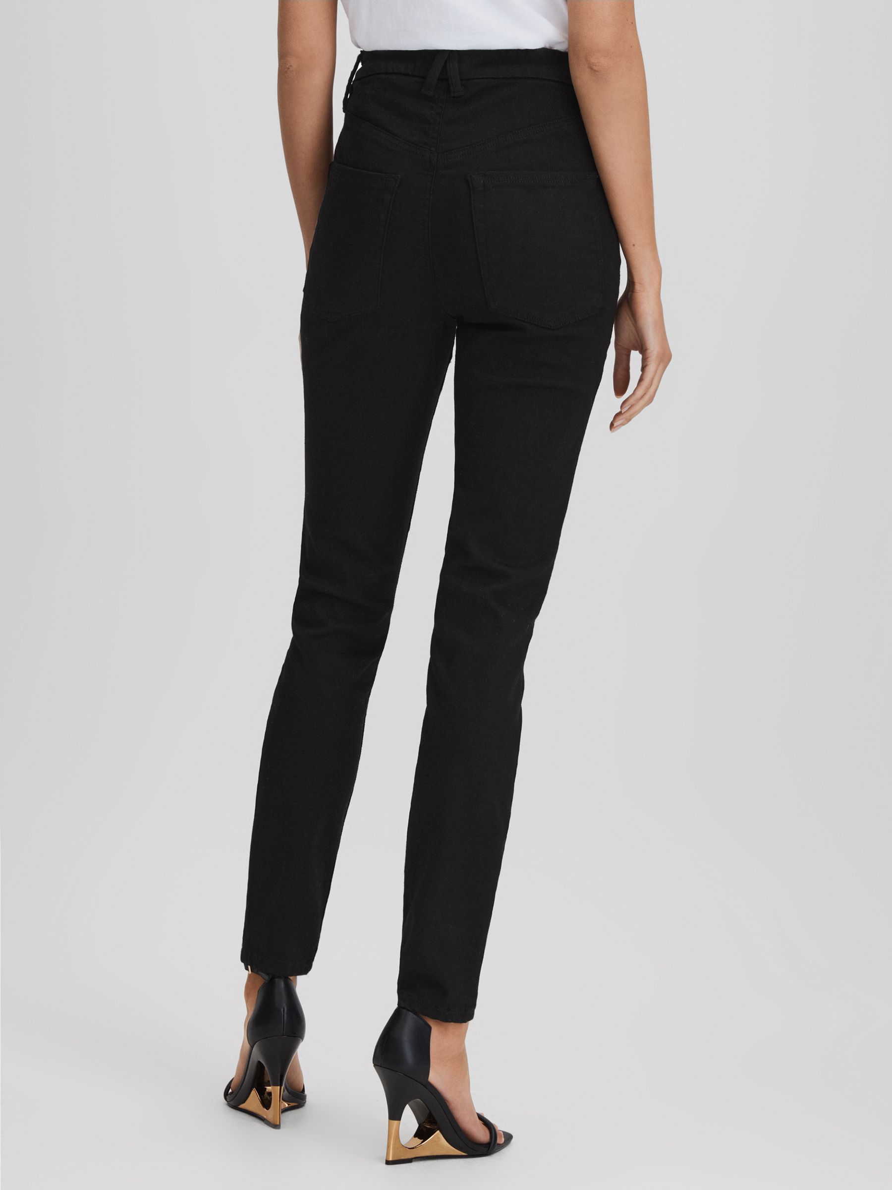Good American Ultra High Skinny Jeans in Black
