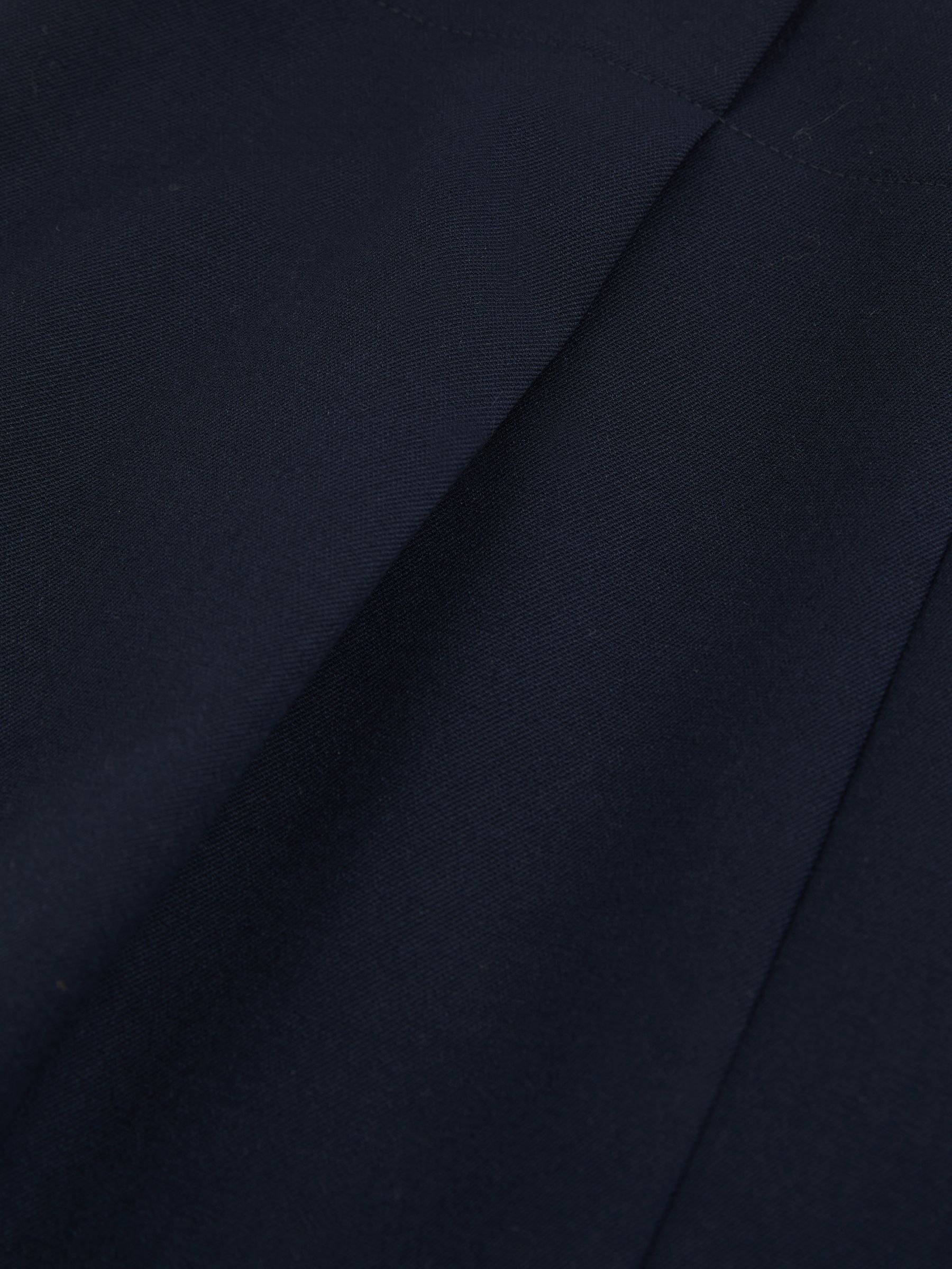 Tailored Midi Suit Skirt in Navy