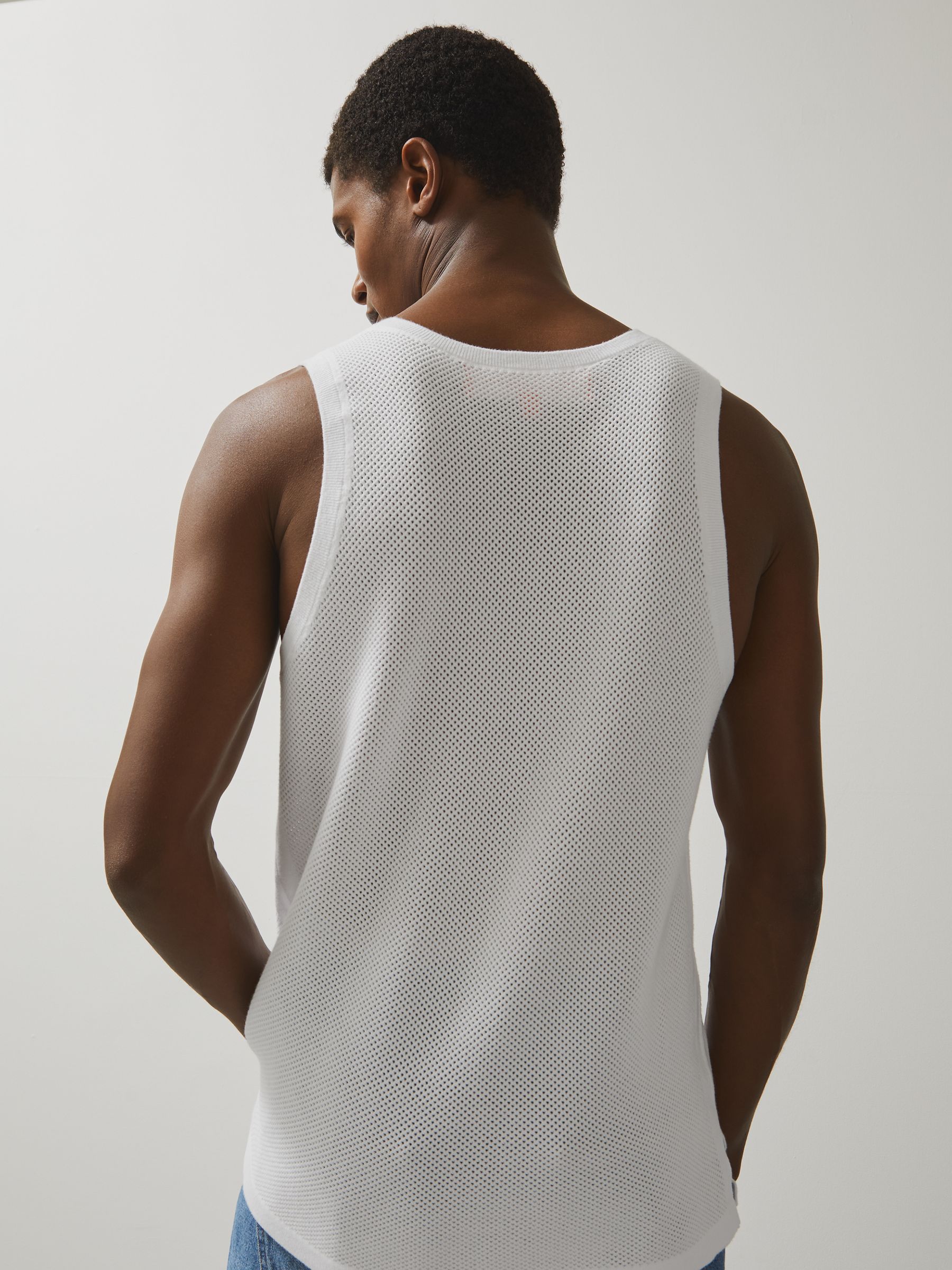 McLaren F1 Team Speedmark Knit Vest in White