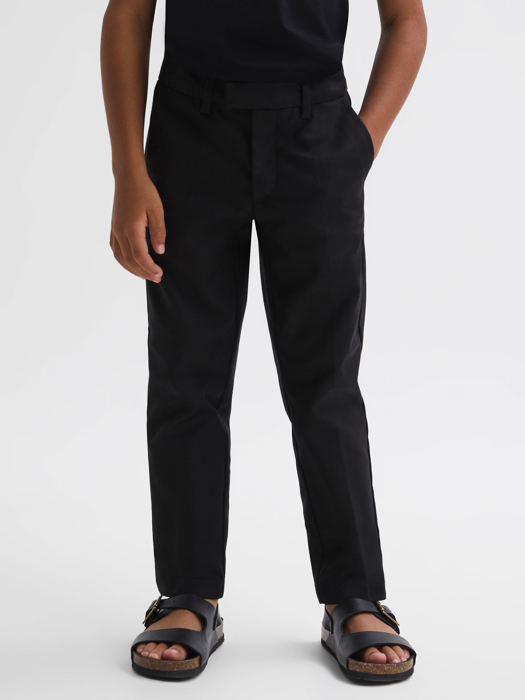 9-14 yrs Slim Fit Chinos in Black