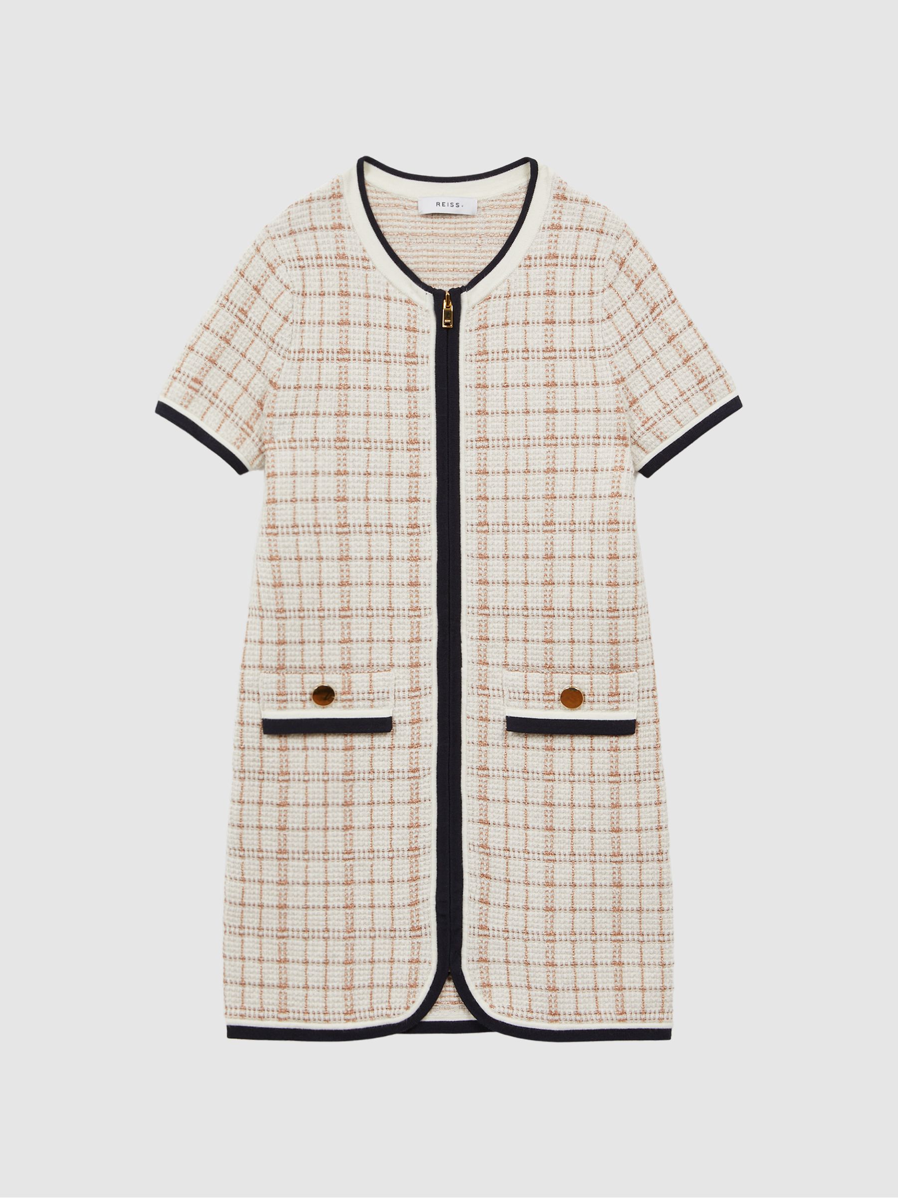 9-14 yrs Twill Short Sleeve Dress in Pink