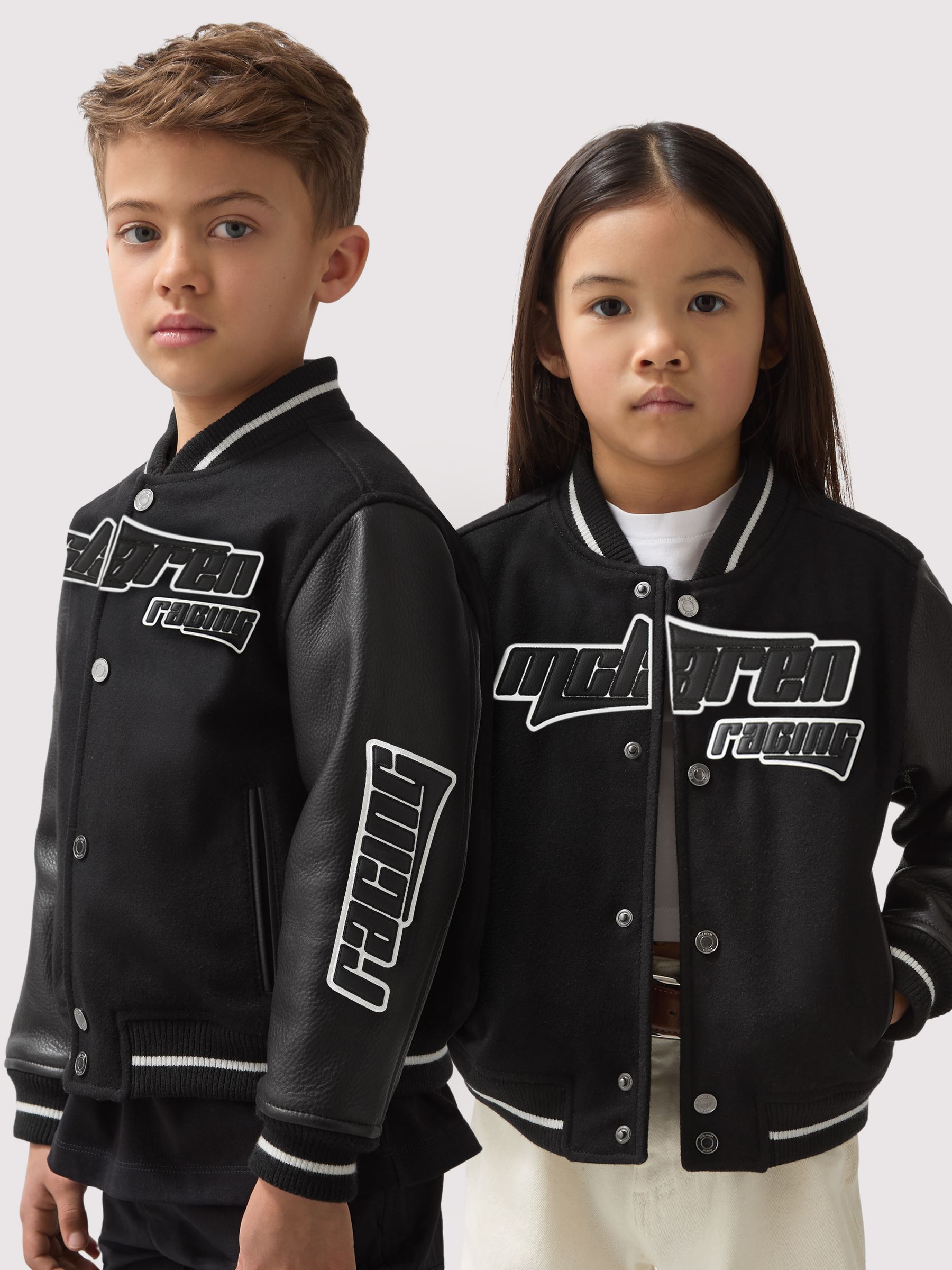 3-9 yrs Unisex Fit McLaren F1 Team Bomber Jacket in Black