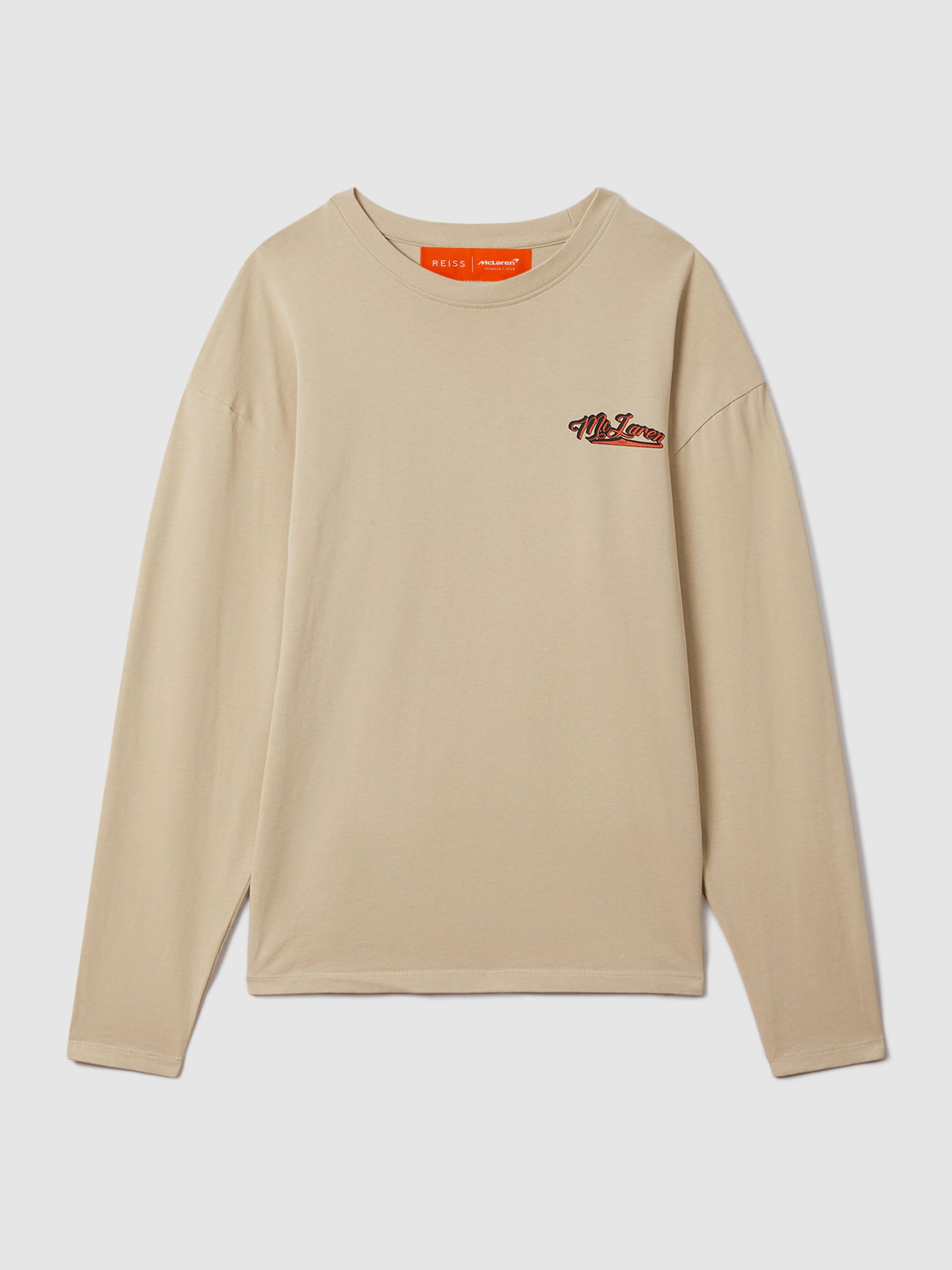McLaren F1 Crew Neck Tour T-Shirt in Taupe
