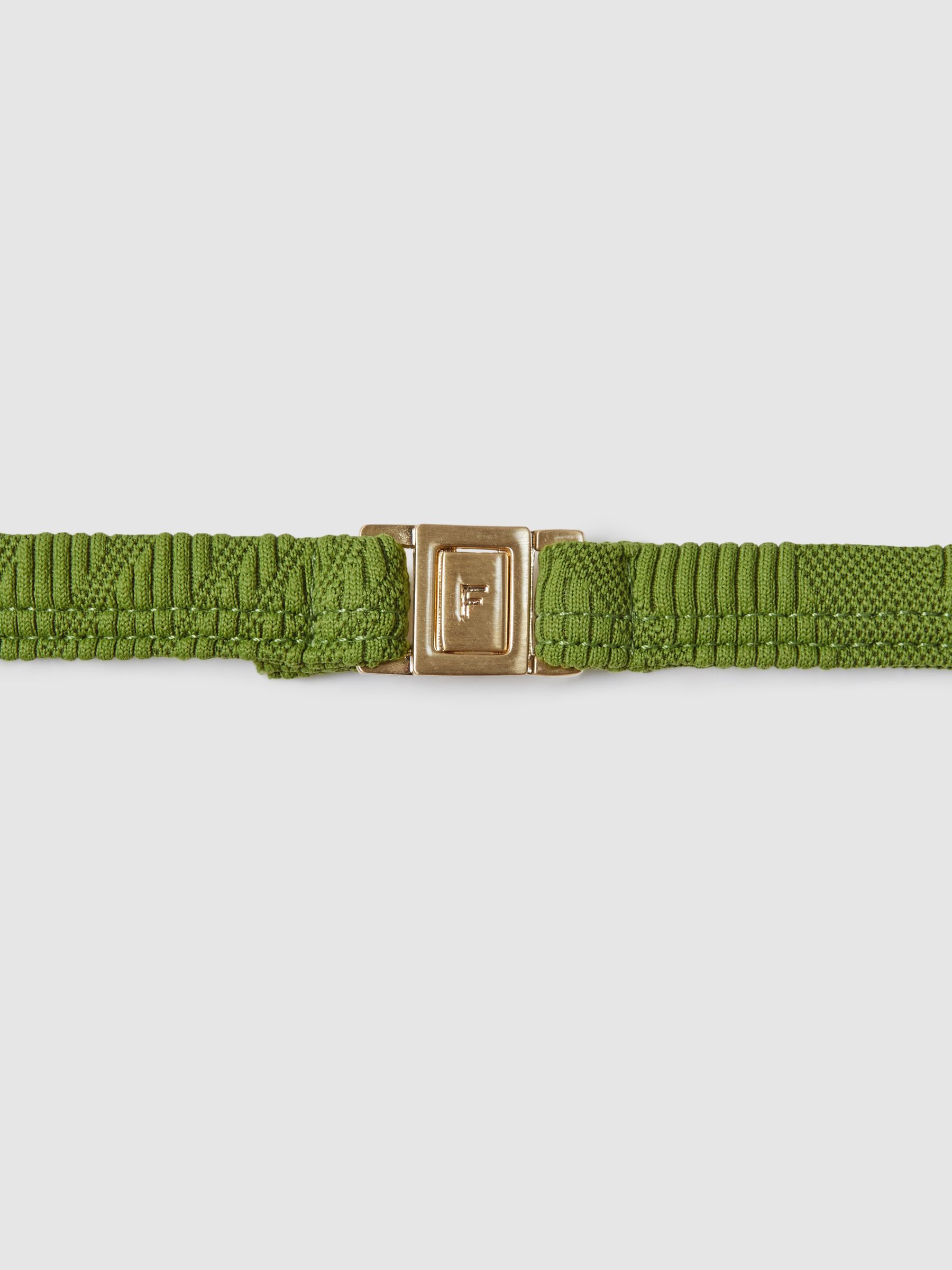 Fella Swim Julian Triangle Bikini Top in Fern Green