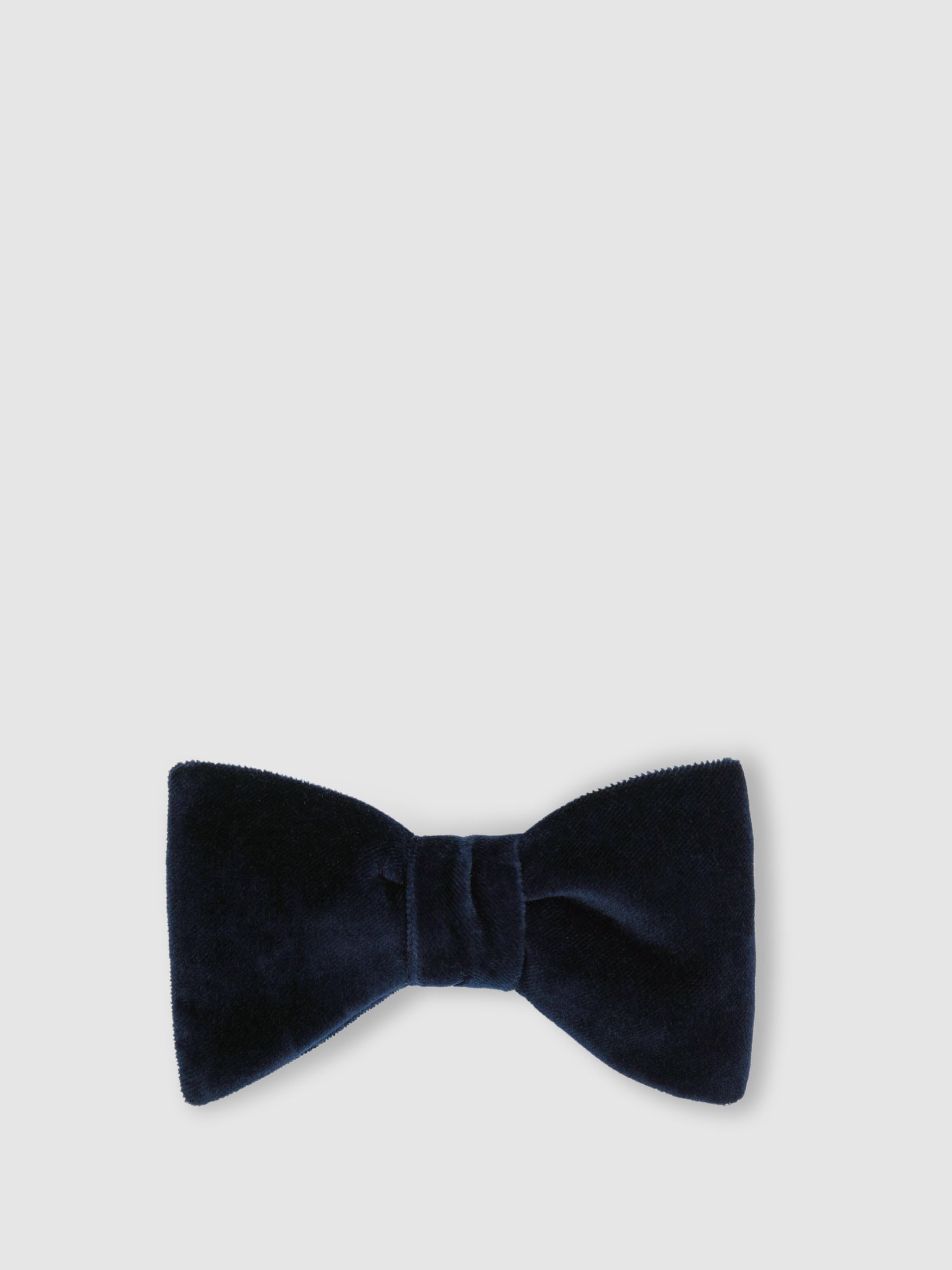 Velvet Bow Tie in Navy