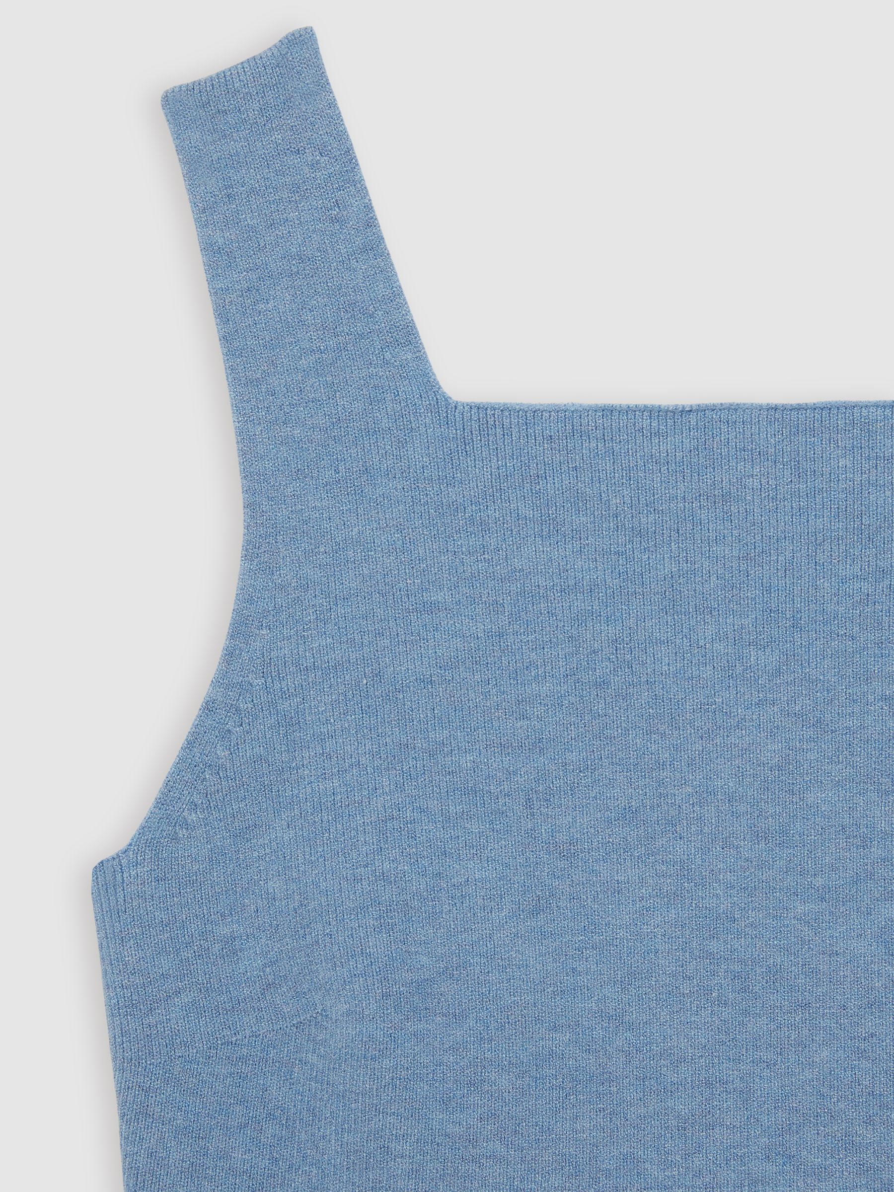 9-13 yrs Compact Knit Top And Cardigan Set in Blue