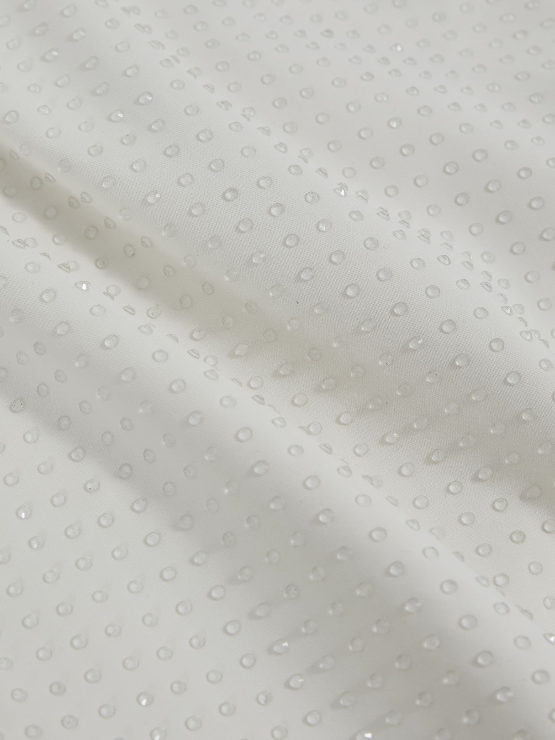 Good American Crystal Corset Bodysuit in White