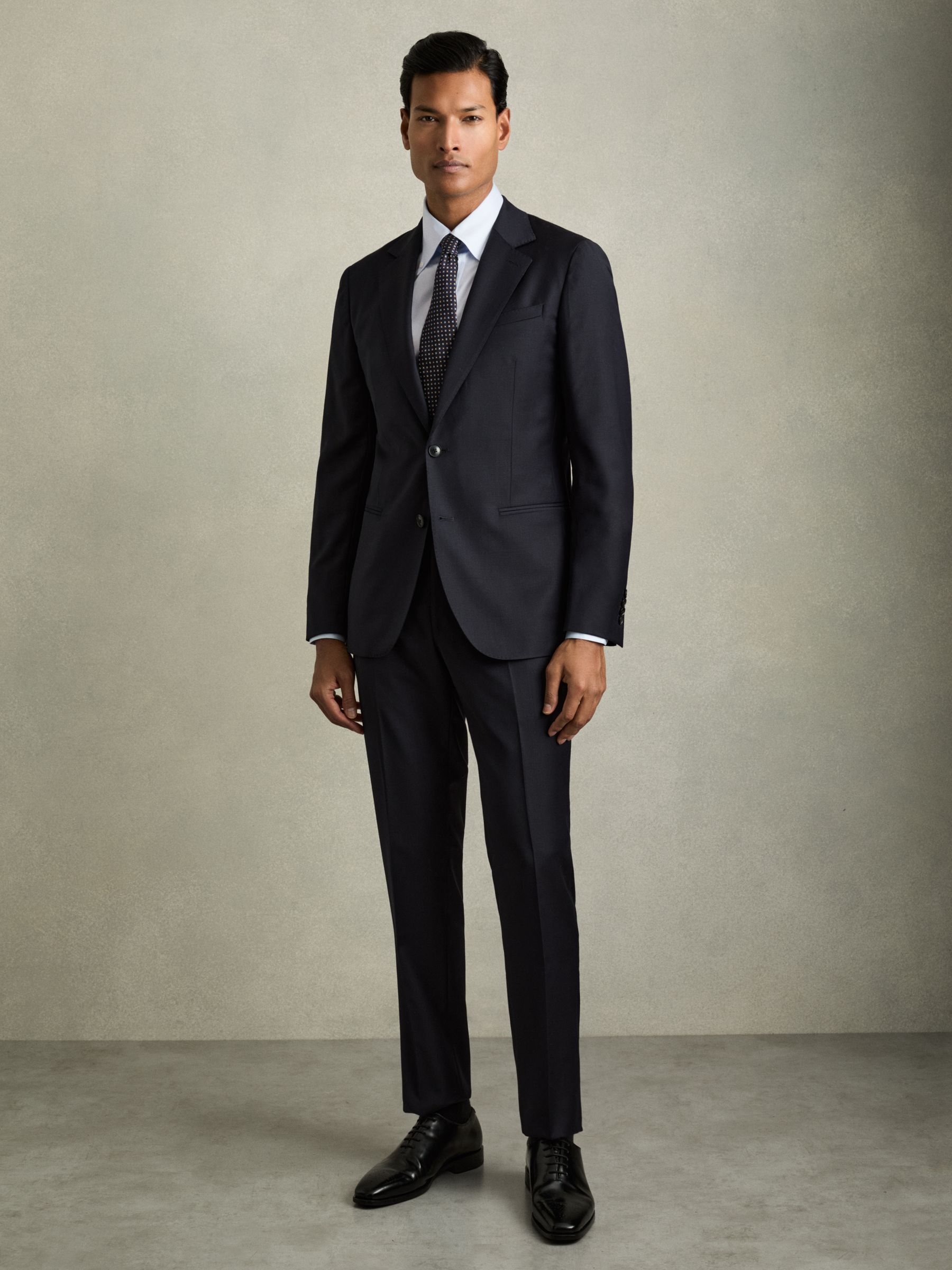 Regular-Fit Cotton Button-Down Shirt in Soft Blue