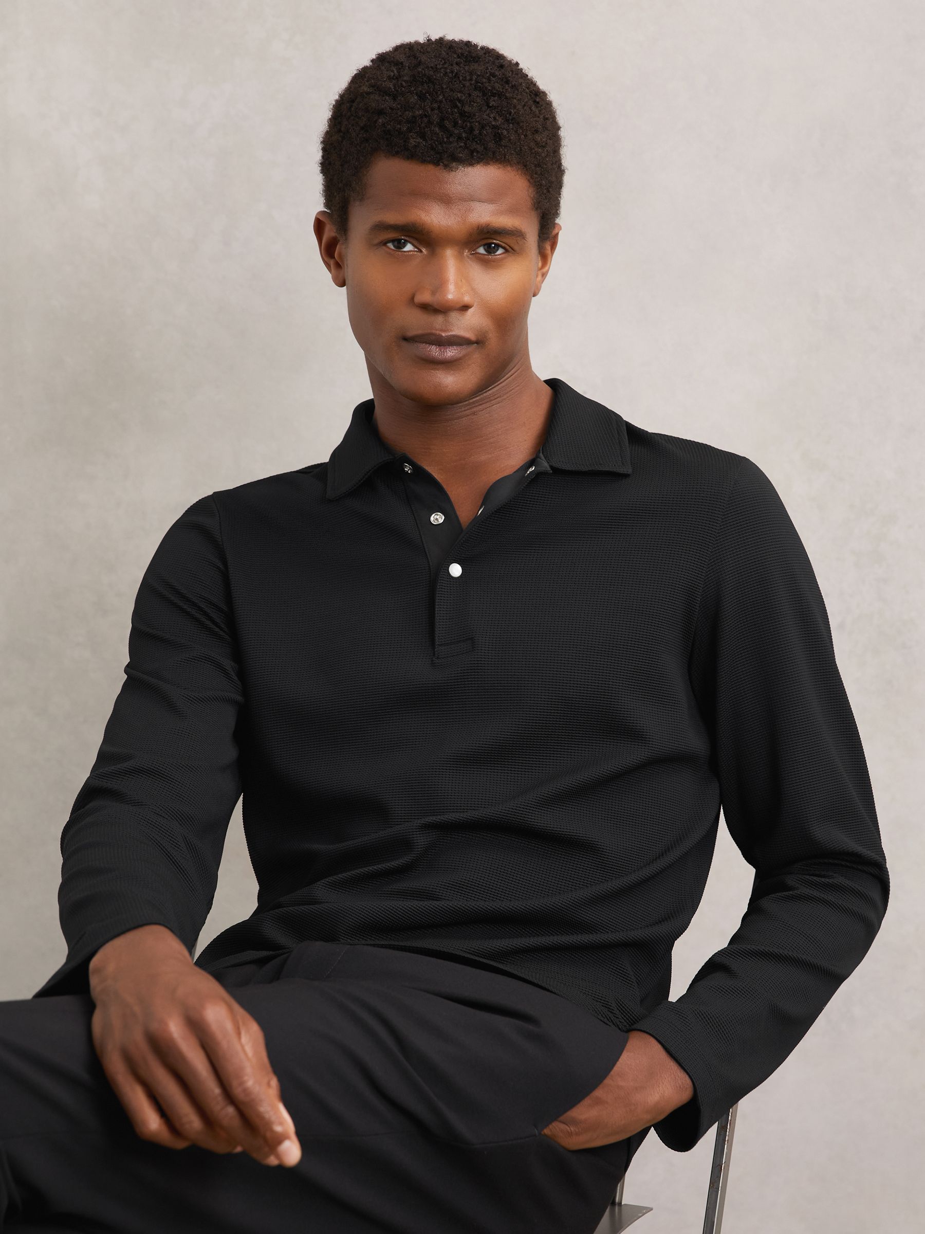 Polo Shirt in Black