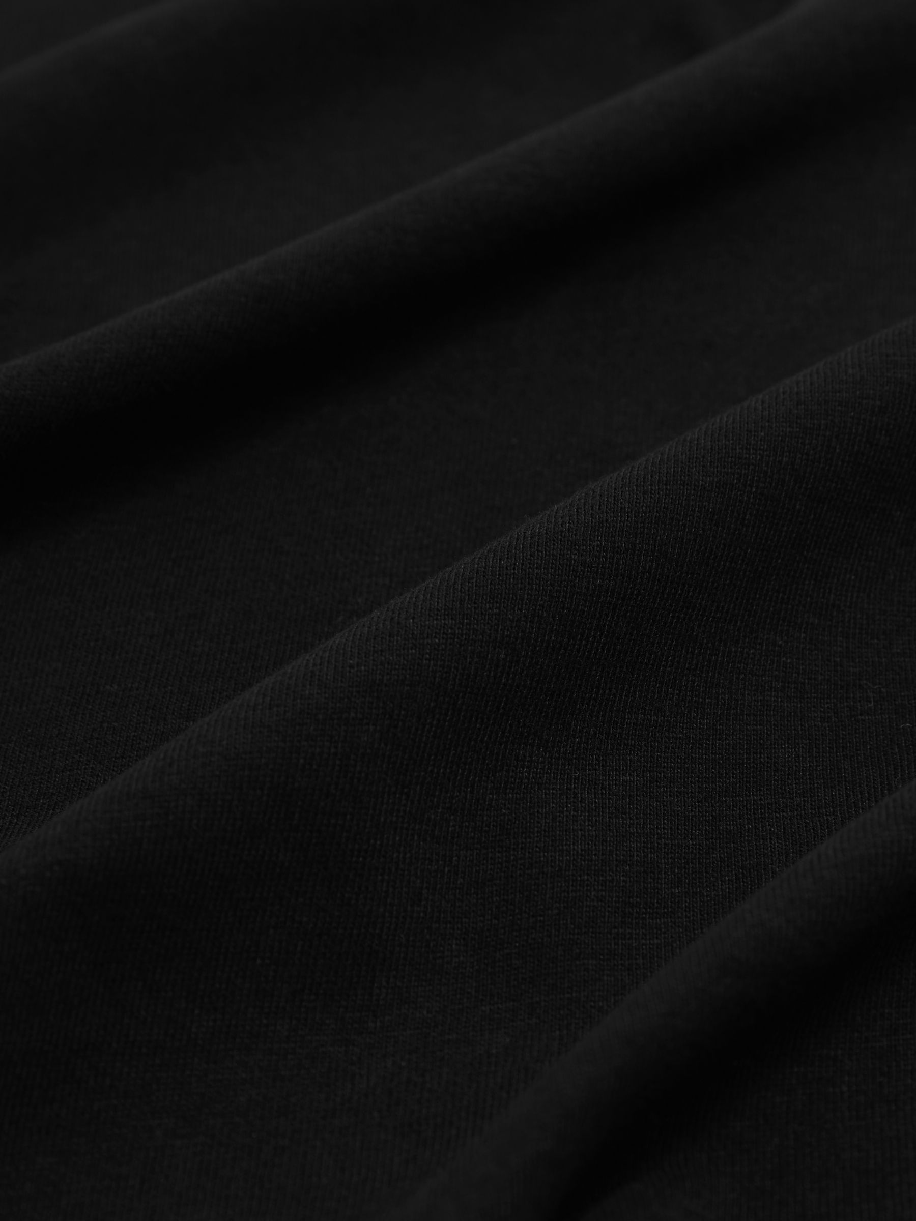 13-14 yrs Cotton Crew-Neck T-Shirt in Black