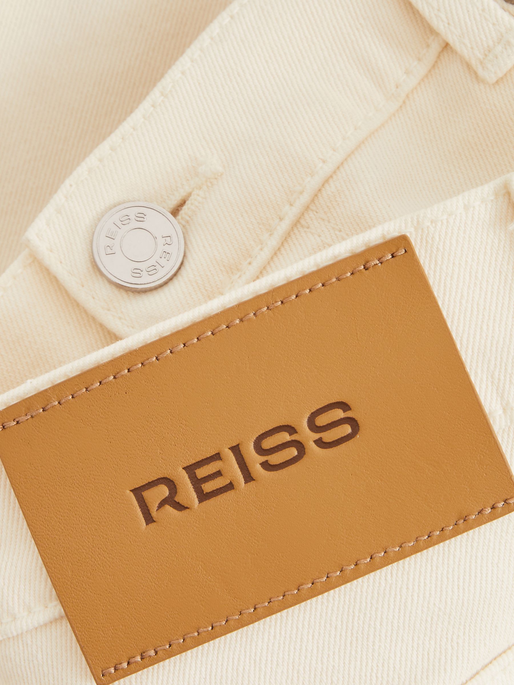 Straight-Leg Jeans in White