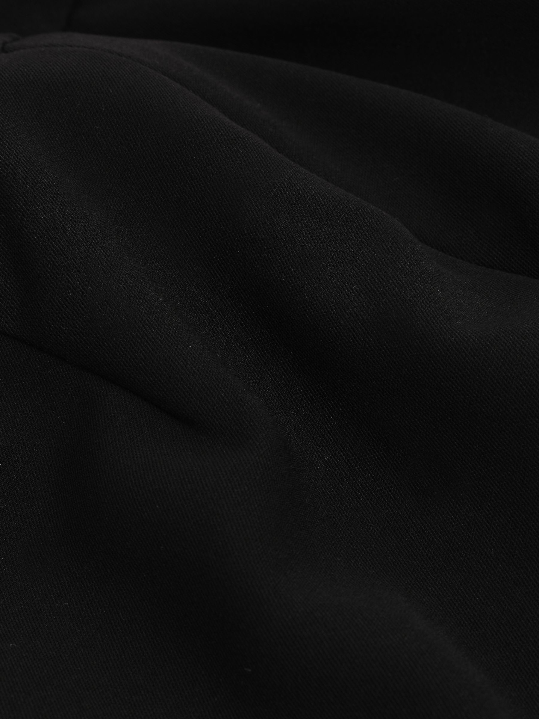 Tailored Midi Suit Skirt in Black