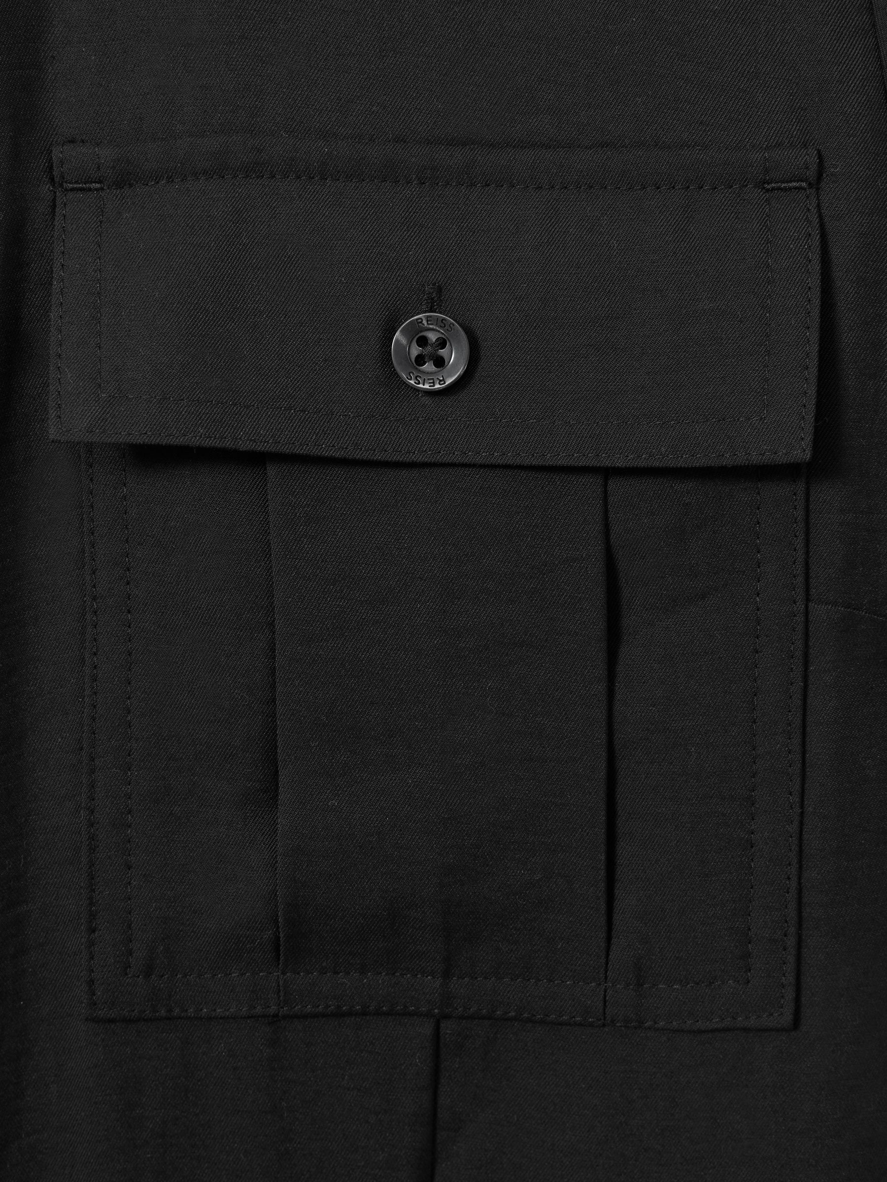 Joanie Black Belted Utility Wide Leg Jumpsuit