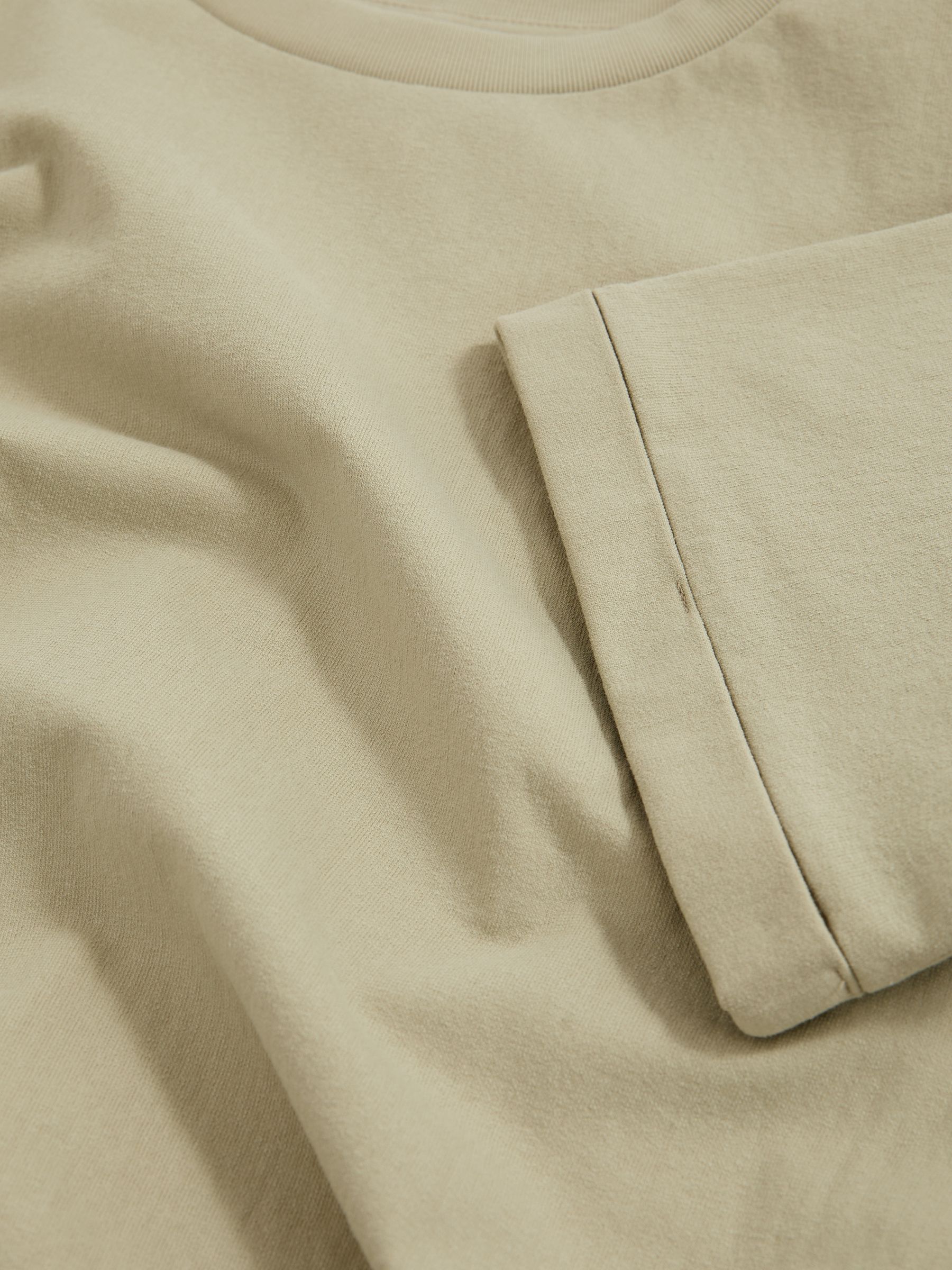 4-9 yrs Reiss | Les 100 Ciels Oversize T-Shirt in Sage