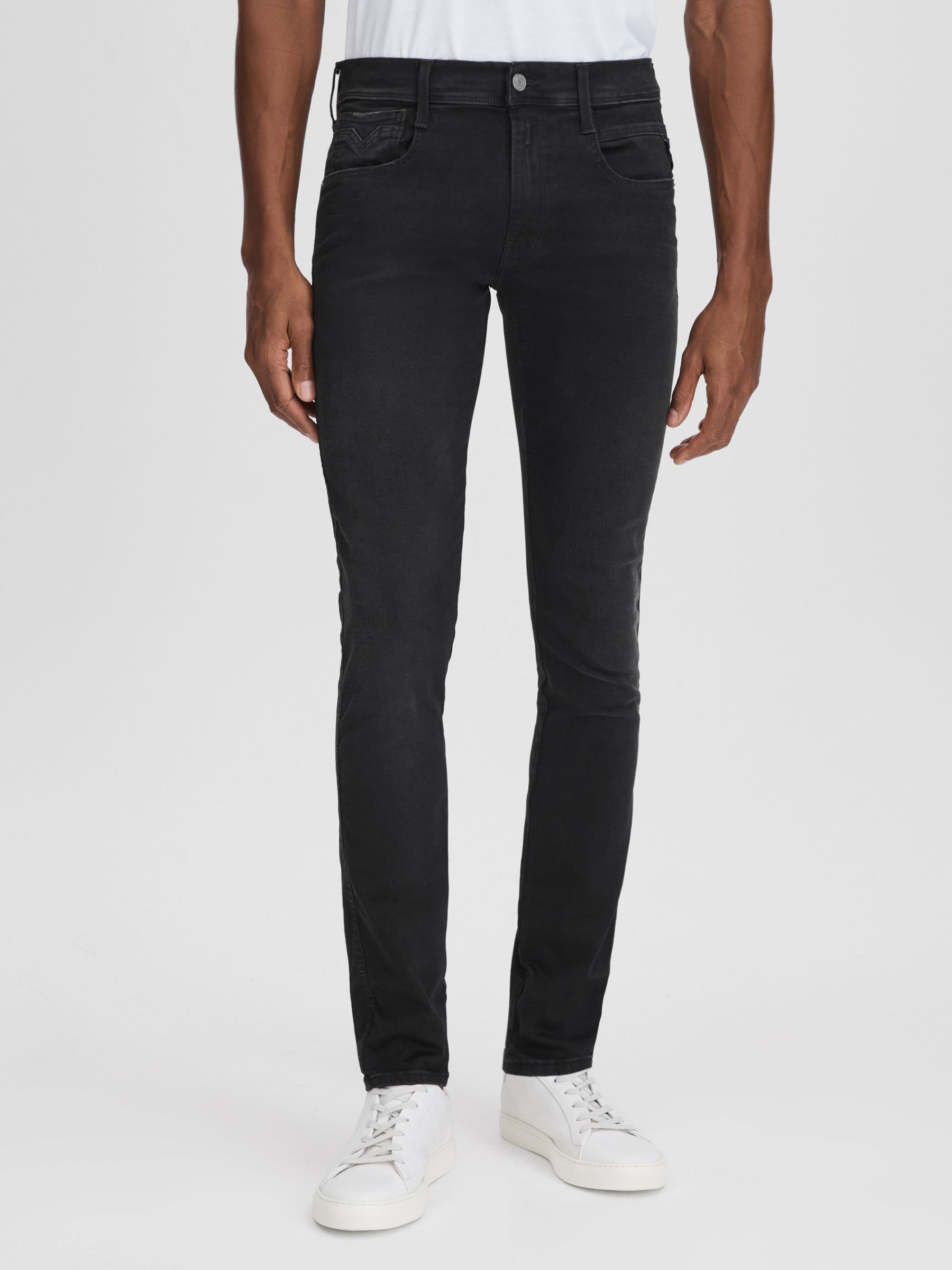 Replay Slim Fit Jeans in Black