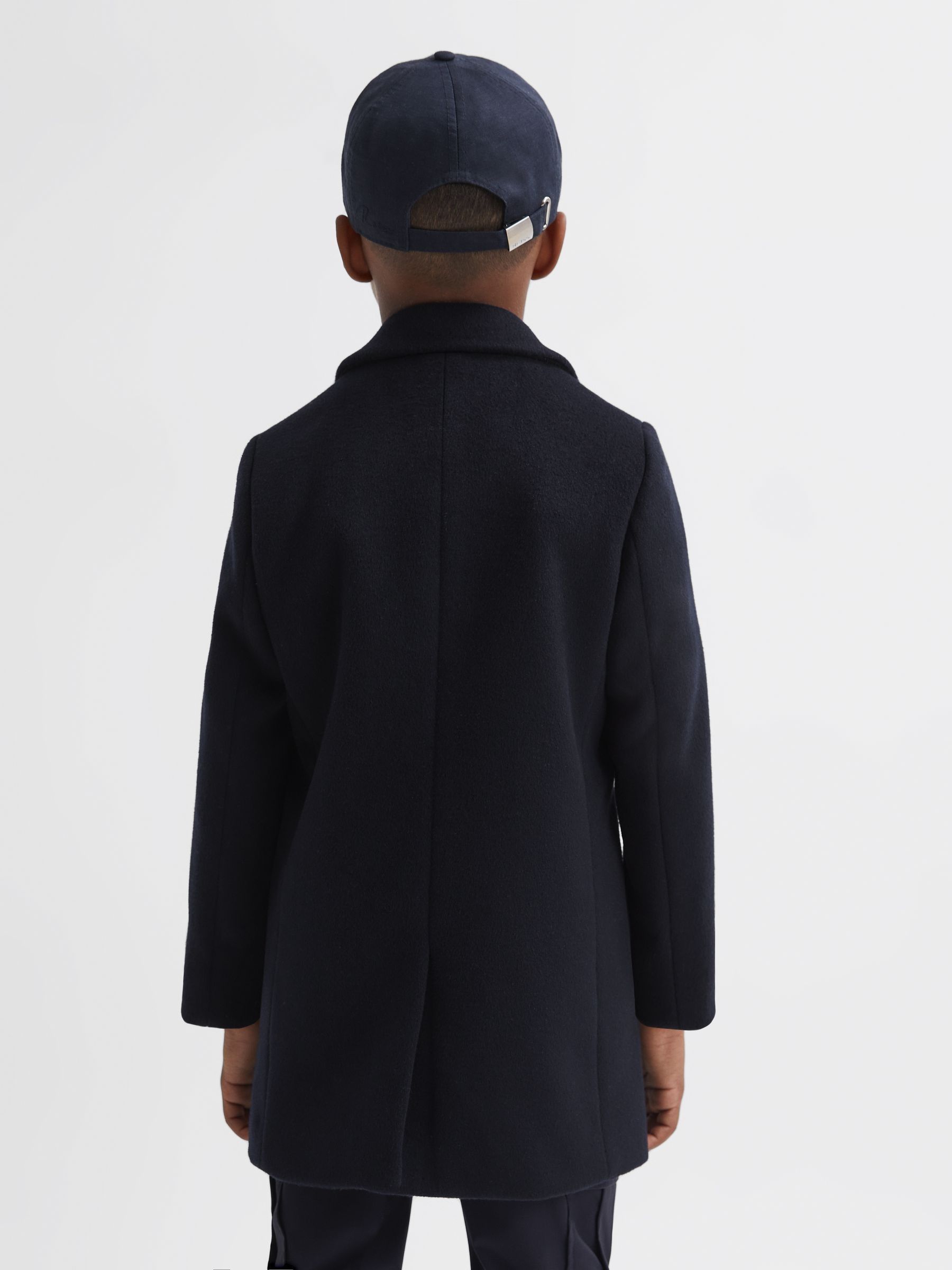3-9 yrs Single Breasted Overcoat in Navy