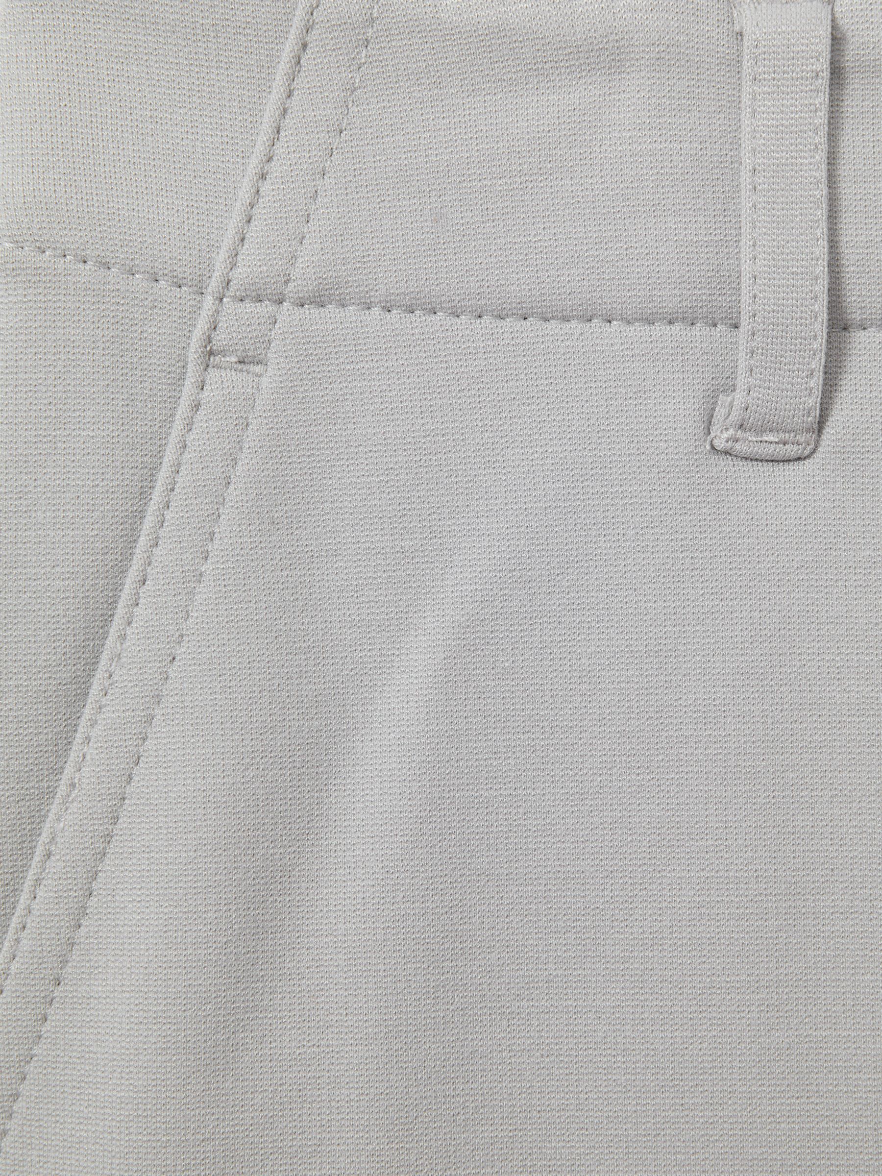 Paige Tailored Knitted Shorts in Grey