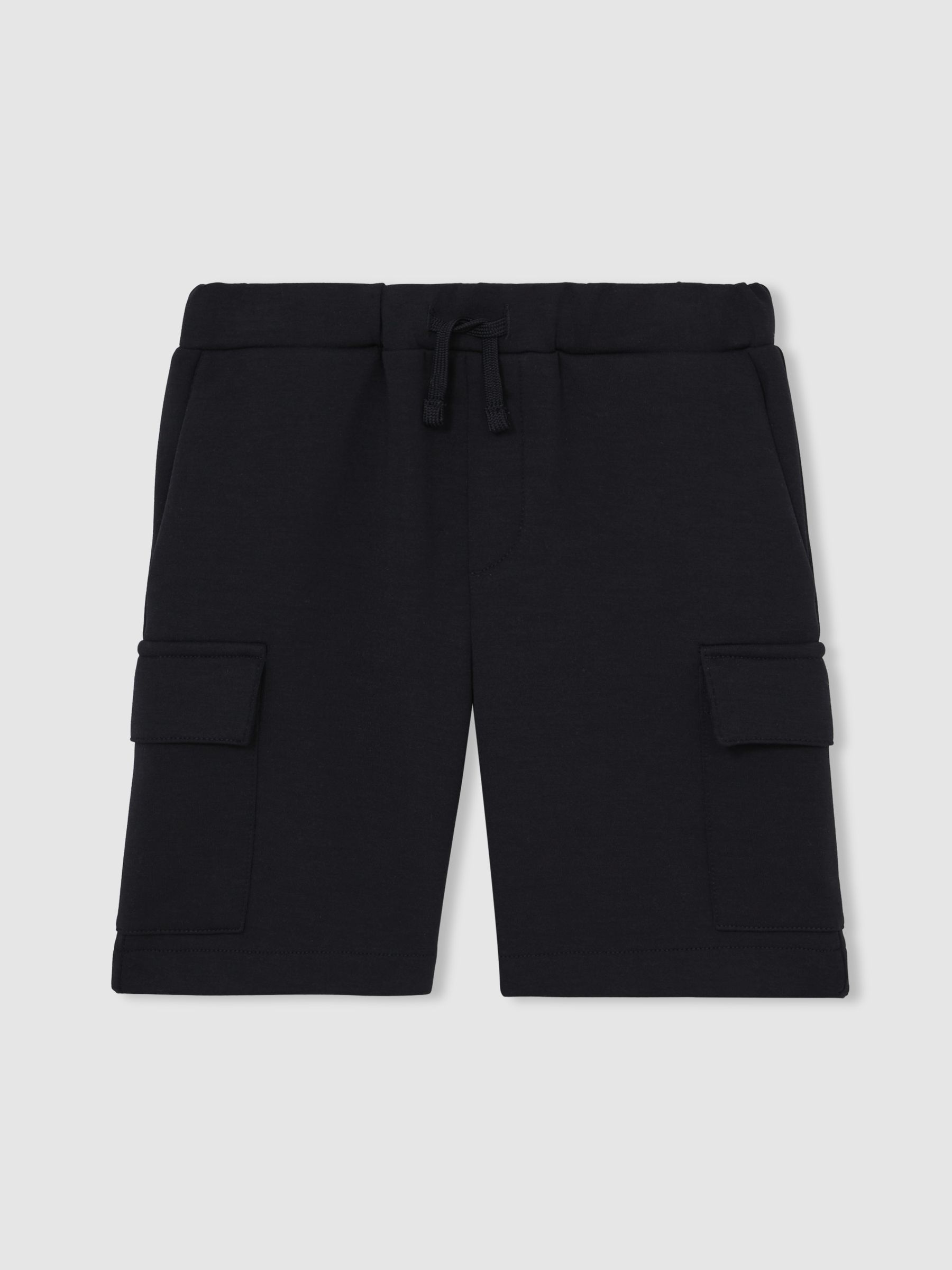 9-13 yrs Interlock-Jersey Cargo Shorts in Navy