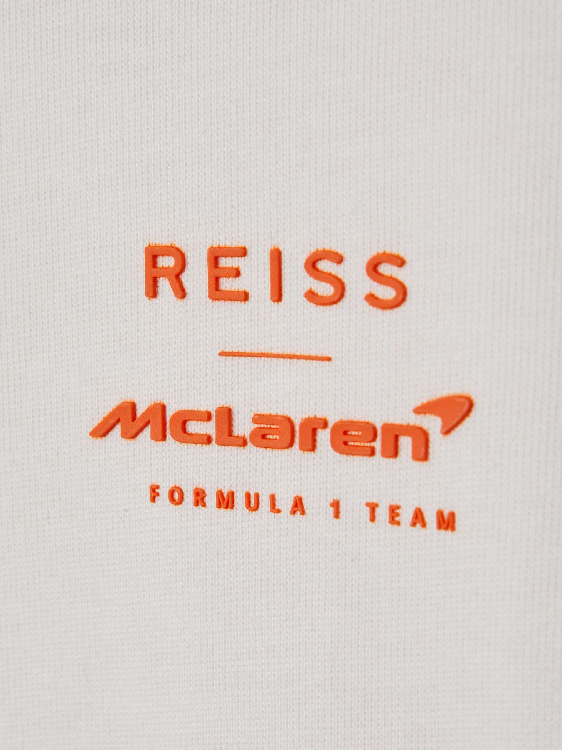 McLaren F1 Oversized Cotton Crew Neck T-Shirt in White