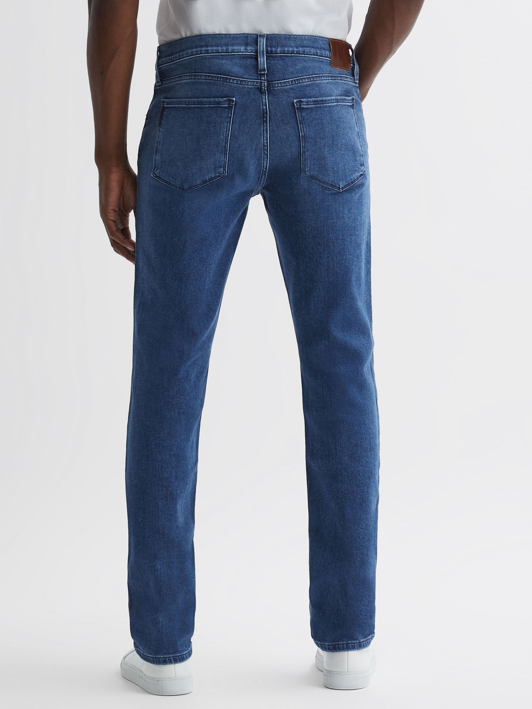 Paige Regular Fit Straight Leg Jeans in Stetson