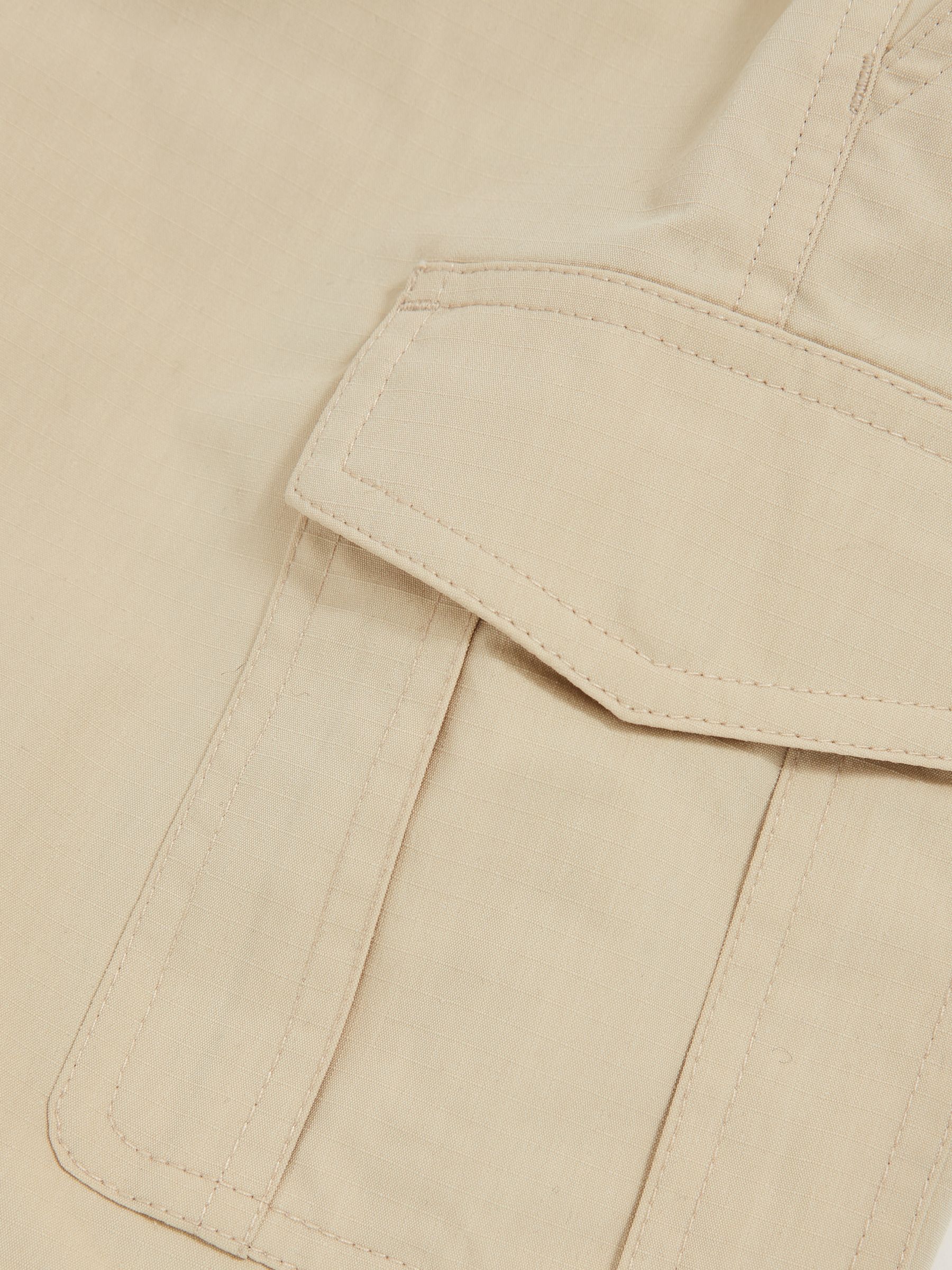 9-13 yrs Ripstop Cargo Shorts in Light Stone