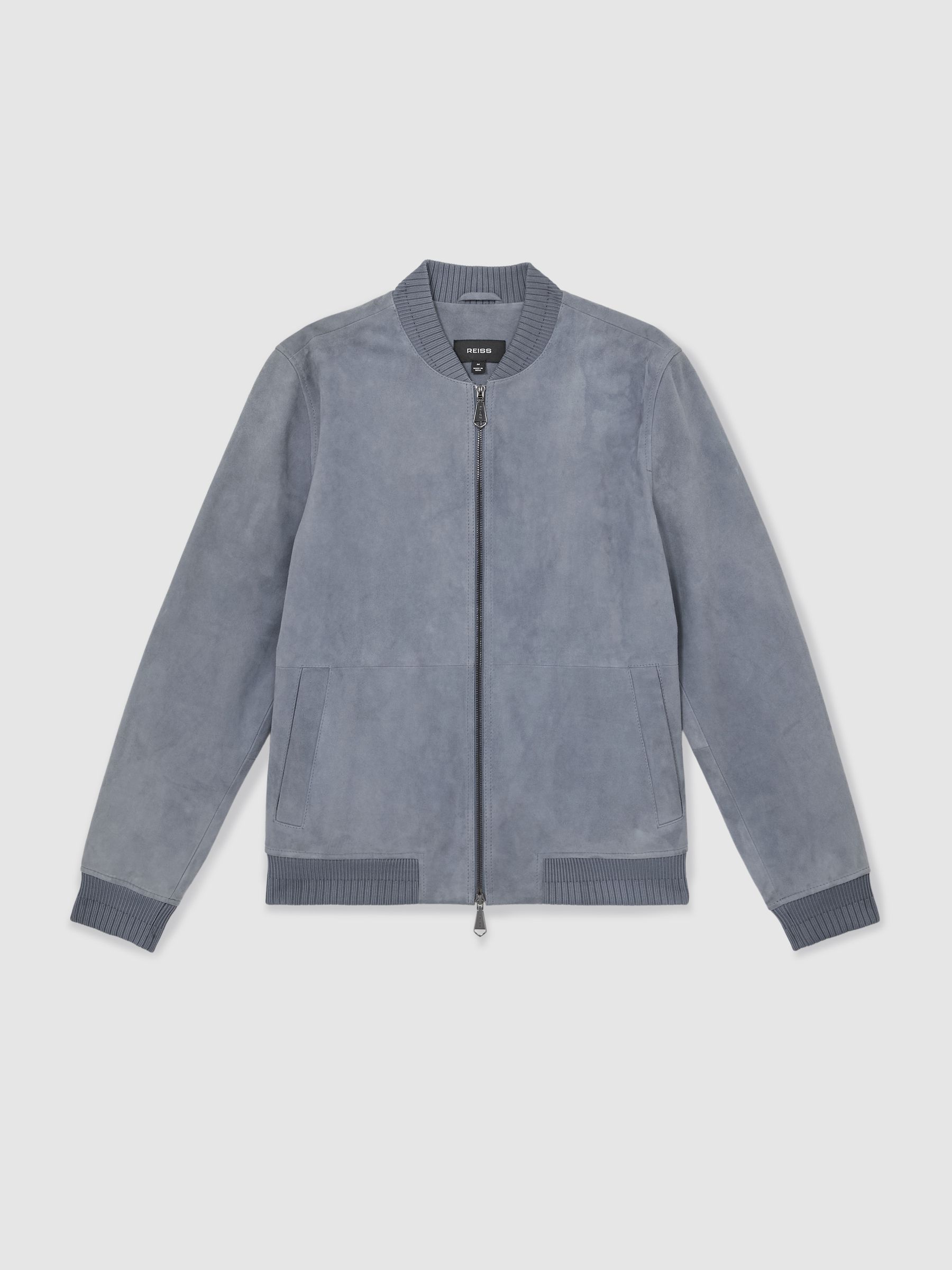 Bomber Jacket in Denim Blue