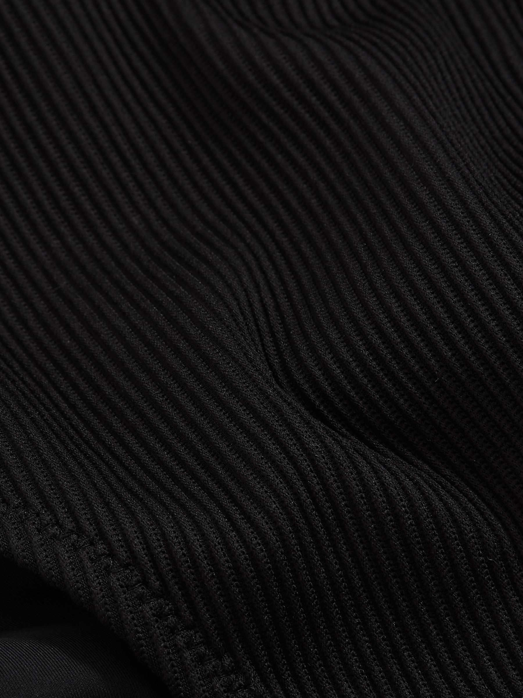 Ribbed Bikini Bottoms in Black