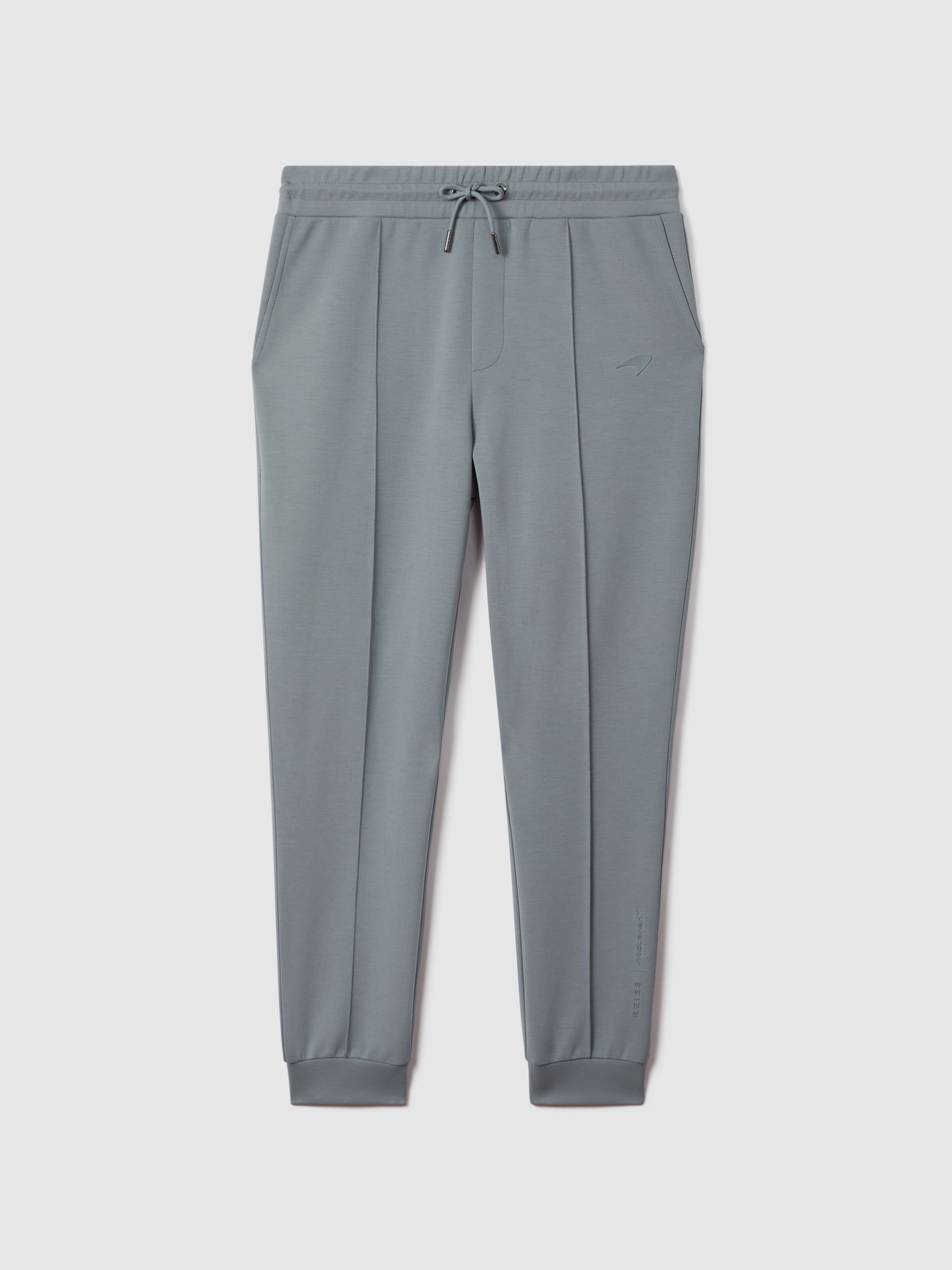 McLaren F1 Interlock Jersey Drawstring Joggers in Sage
