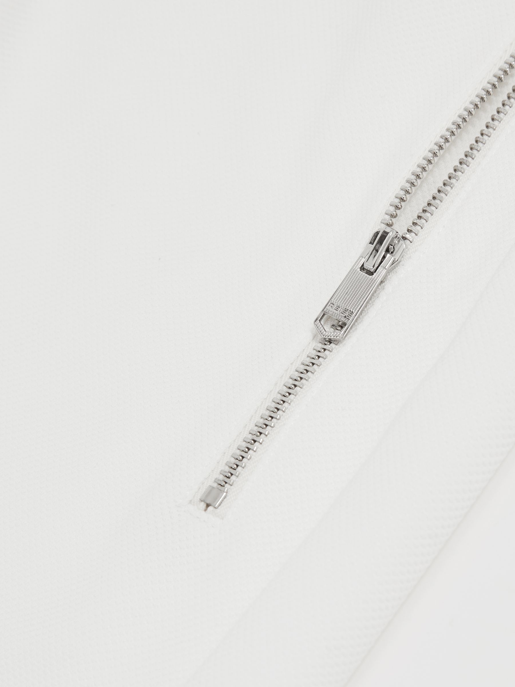 Textured Drawstring Shorts in White