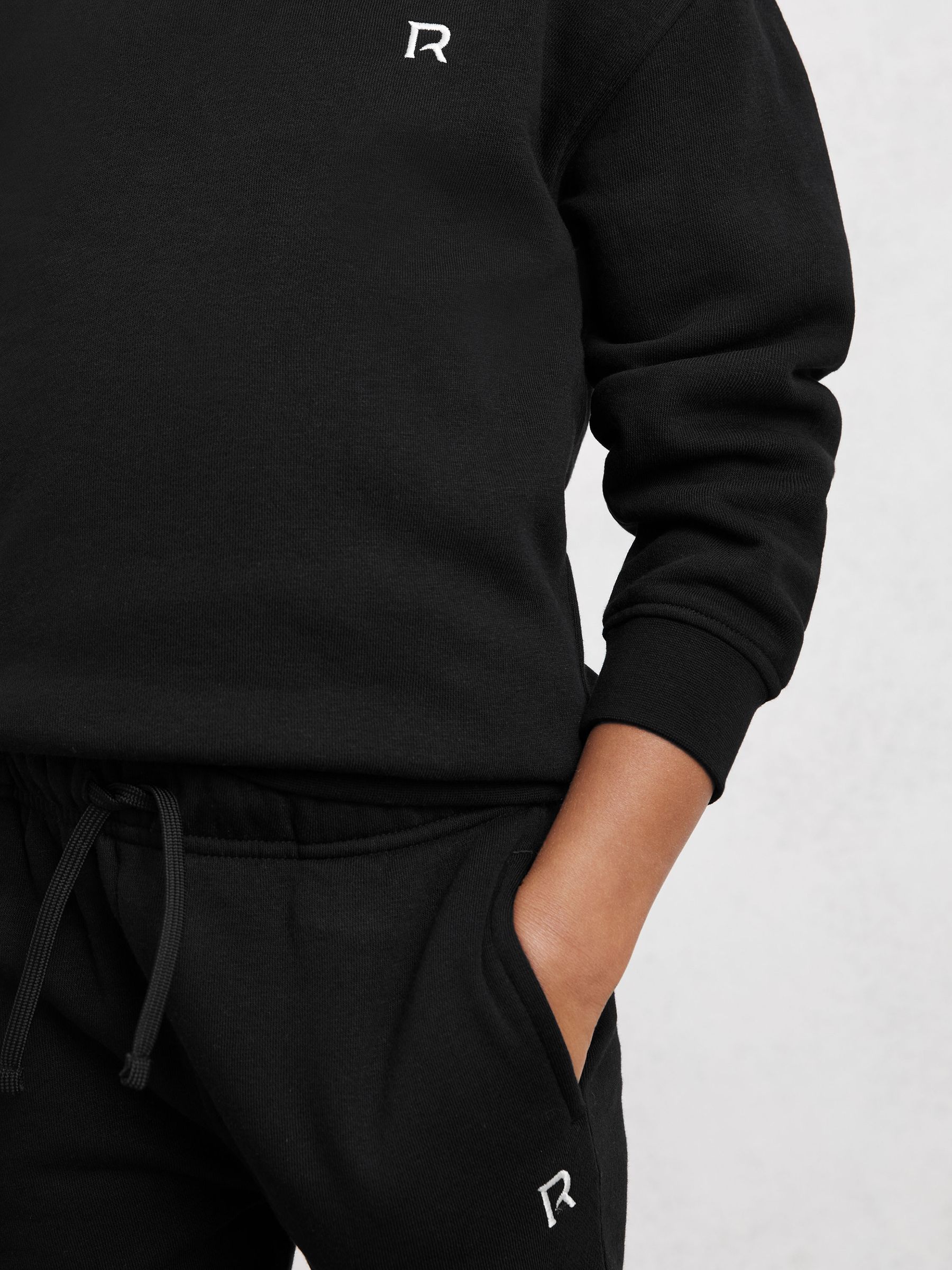 Top & Joggers Set in Black