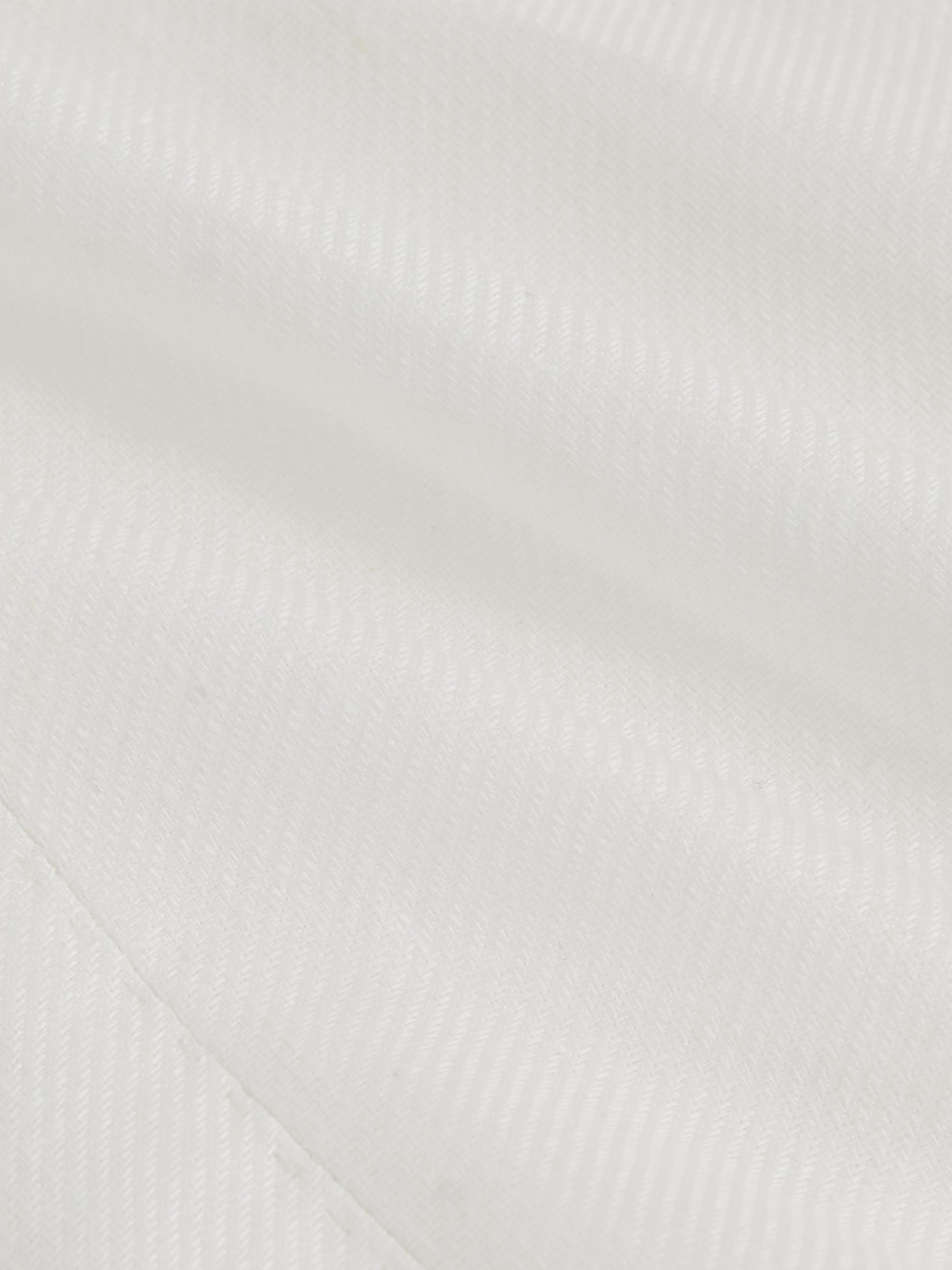 Slim Fit Lyocell Linen Single Breasted Suit Blazer in White