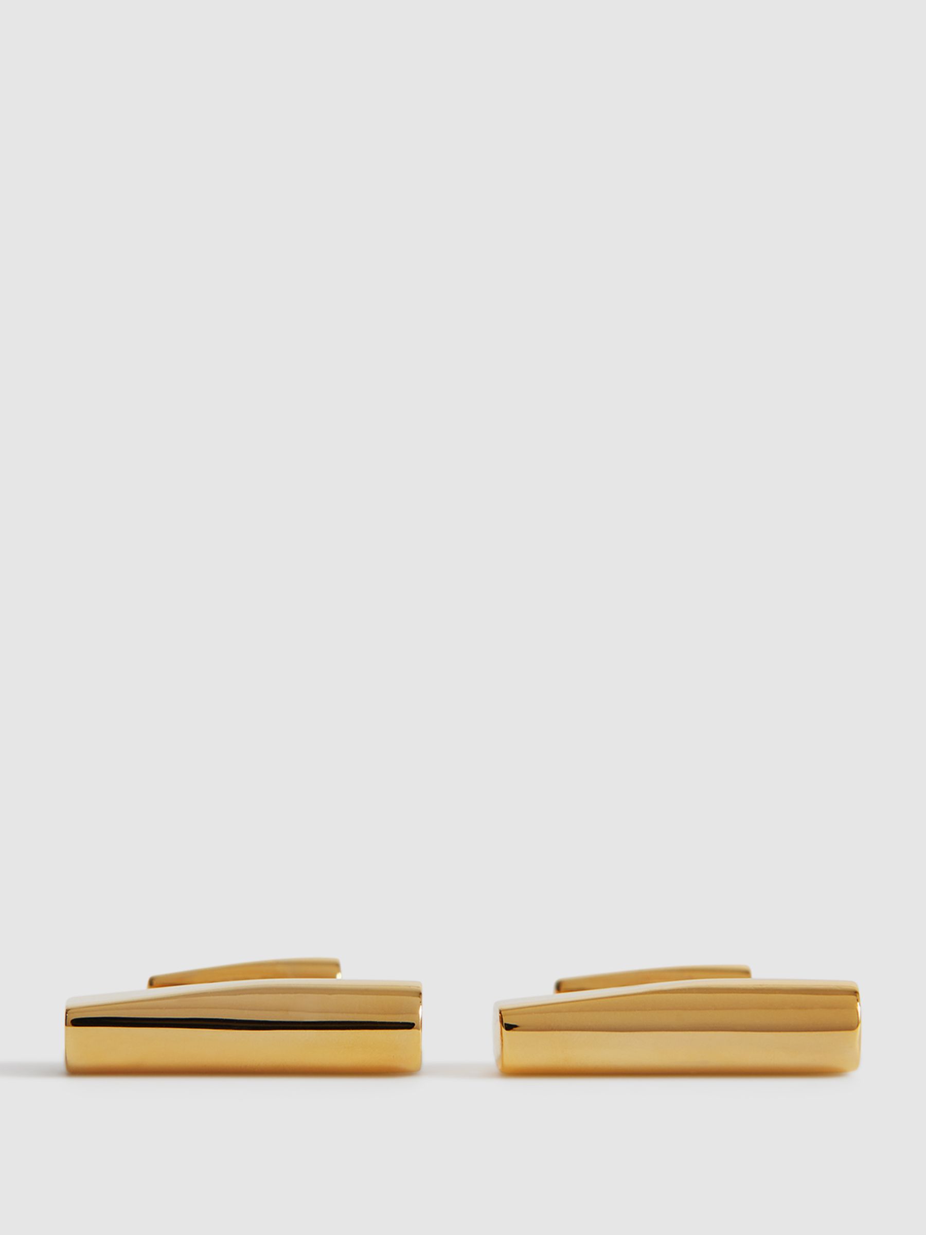 Bar Cufflinks in Gold