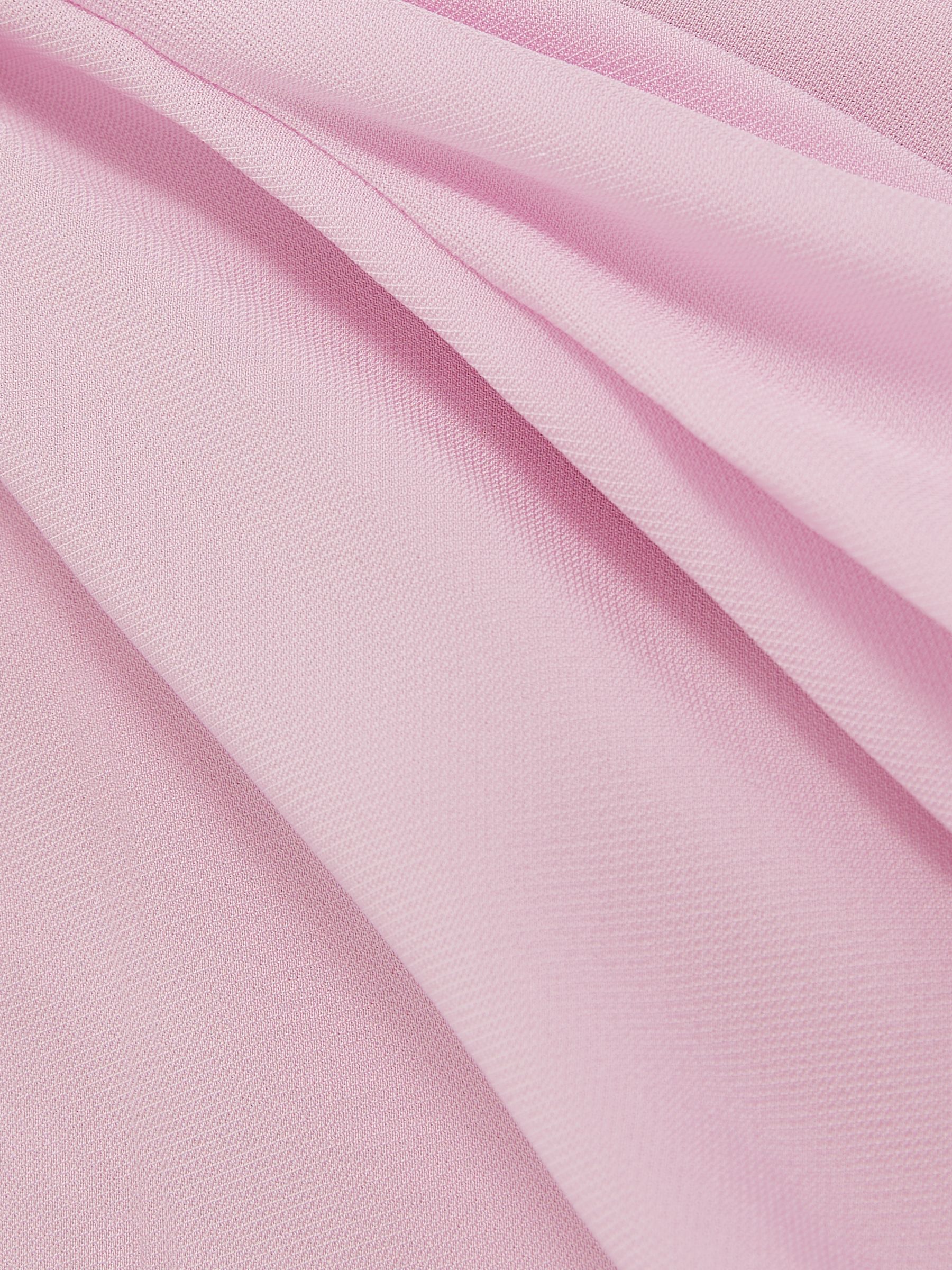 13-14 yrs Draped Tuck Sleeveless Dress in Pink