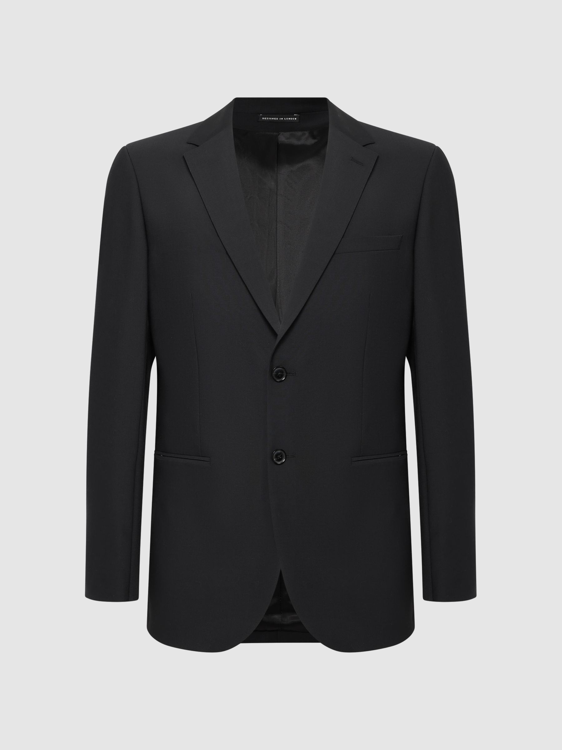 Modern Fit Travel Blazer in Black