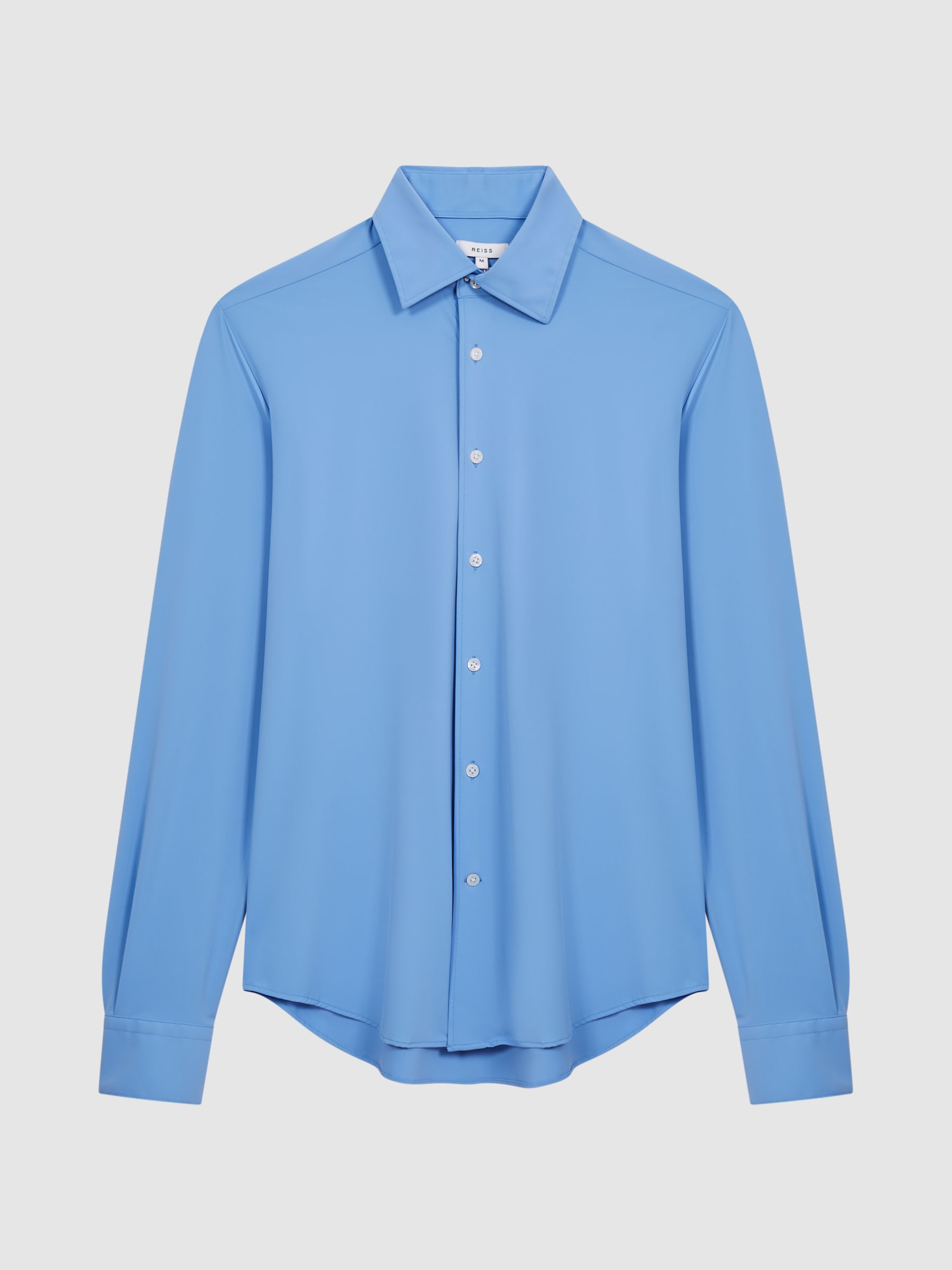 Travel Shirt in Soft Blue