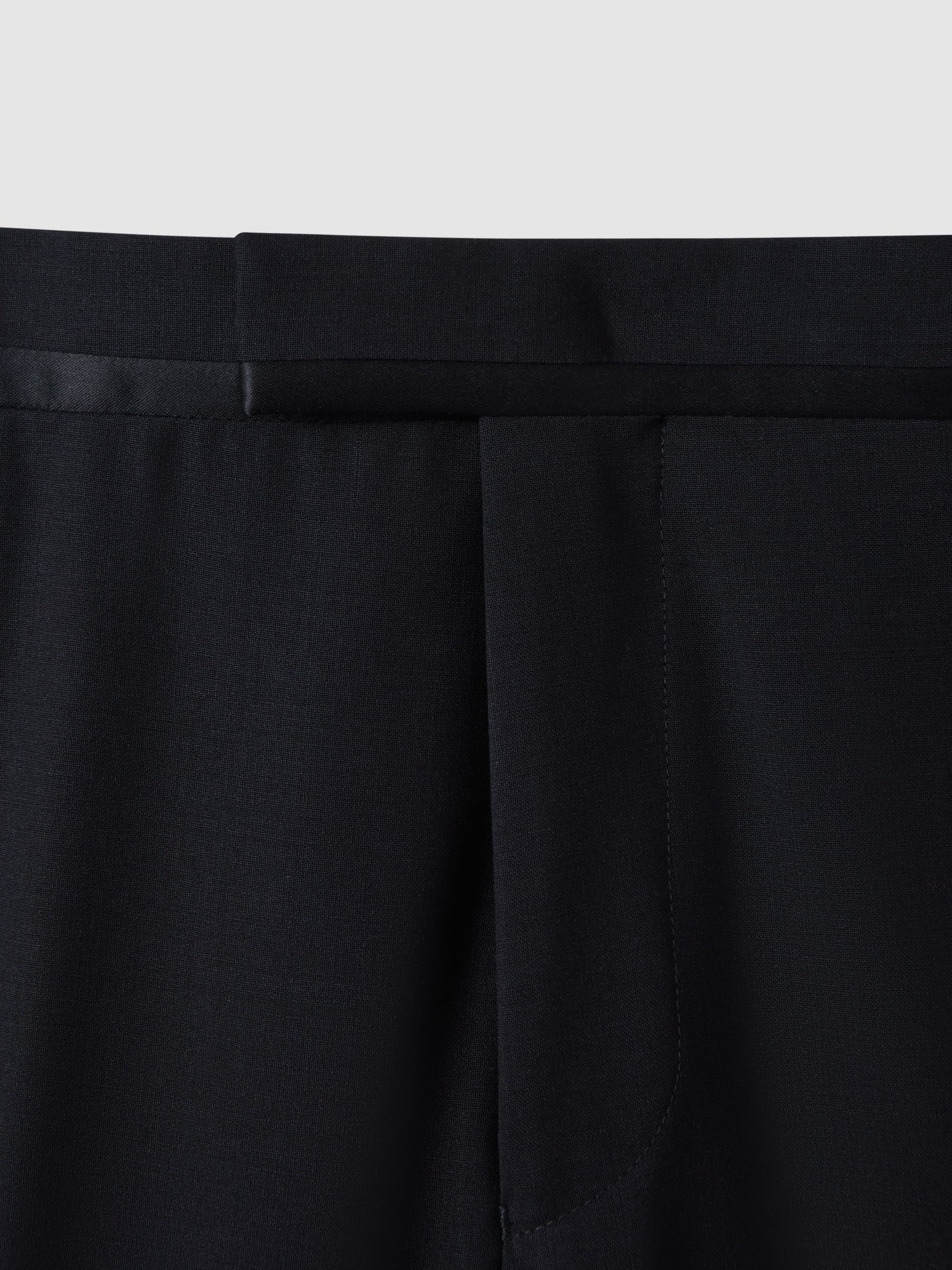 Modern Fit Tuxedo Trousers in Navy