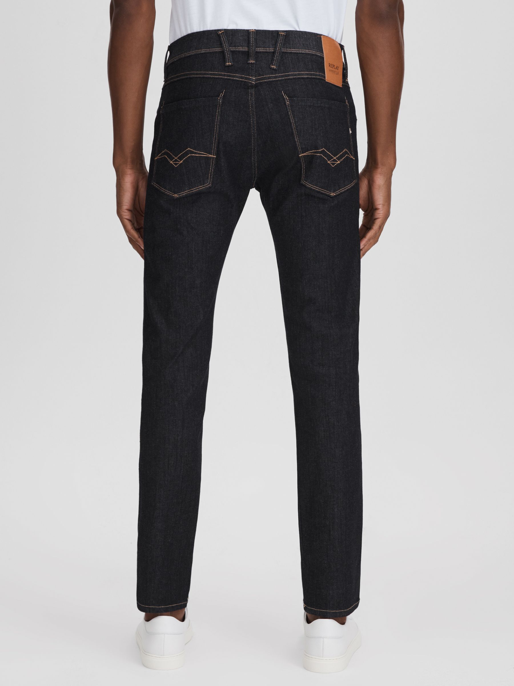 Replay Slim Fit Jeans in Dark Blue