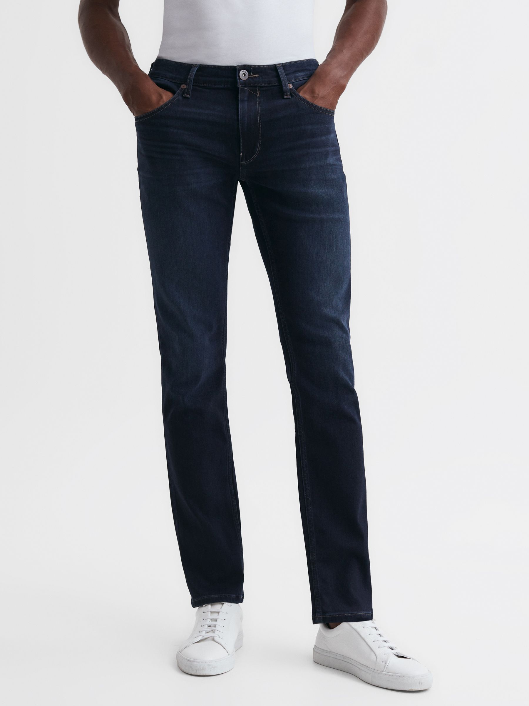Paige Kinson Straight Leg Jeans in Kinson