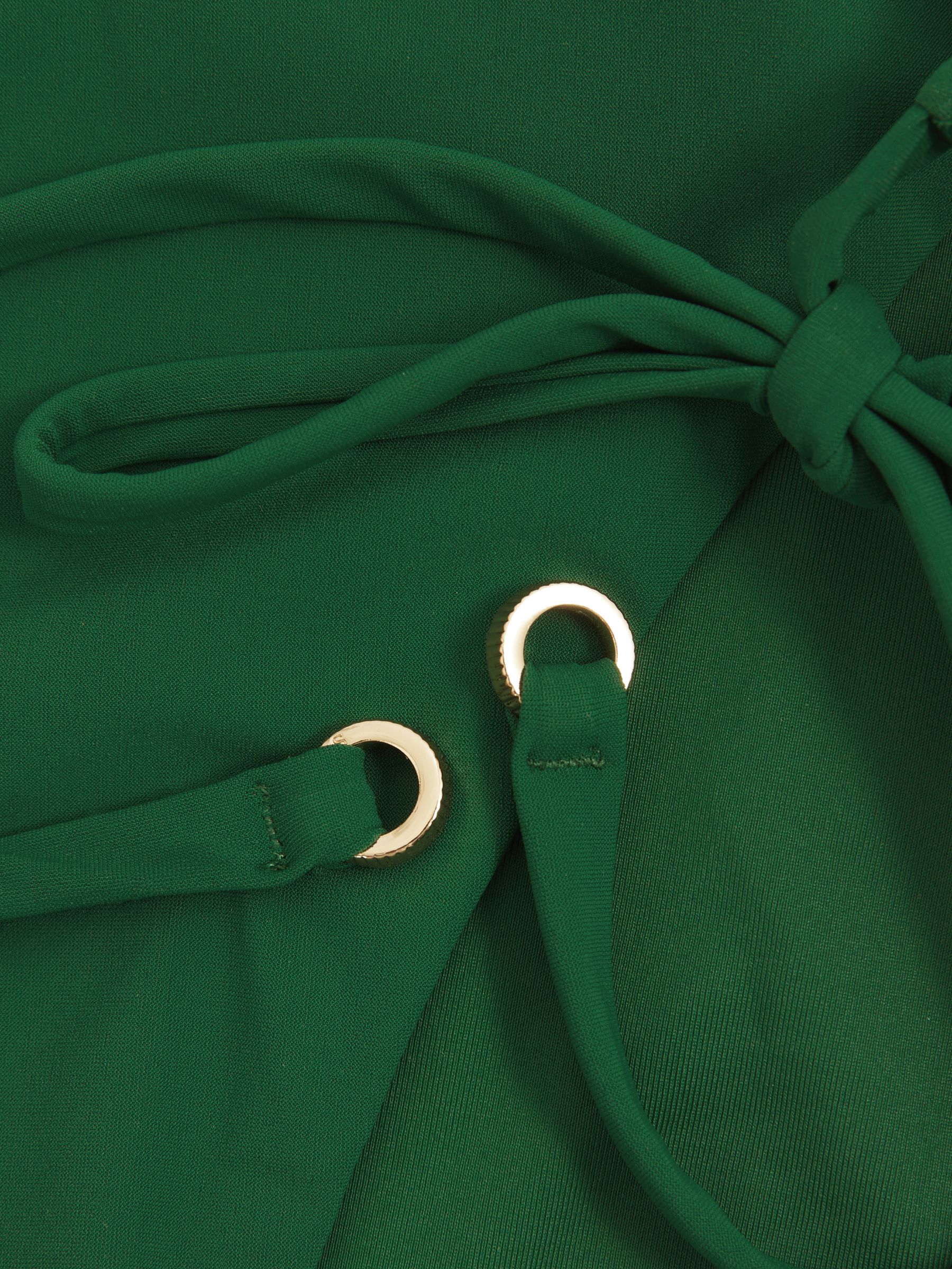 Side Tie Bikini Bottoms in Hunting Green