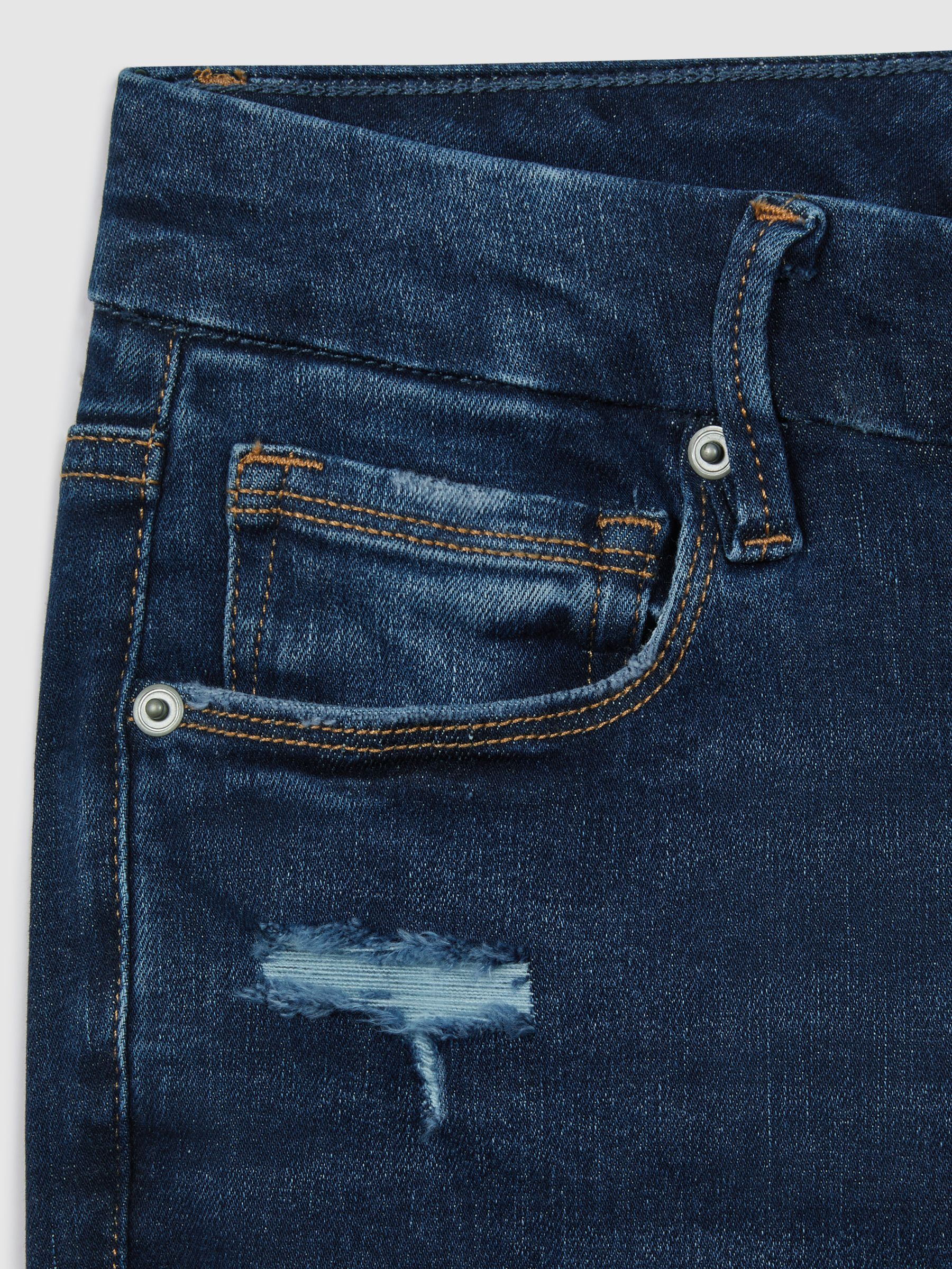 Good American Always Fits Cropped Skinny Jeans in Indigo