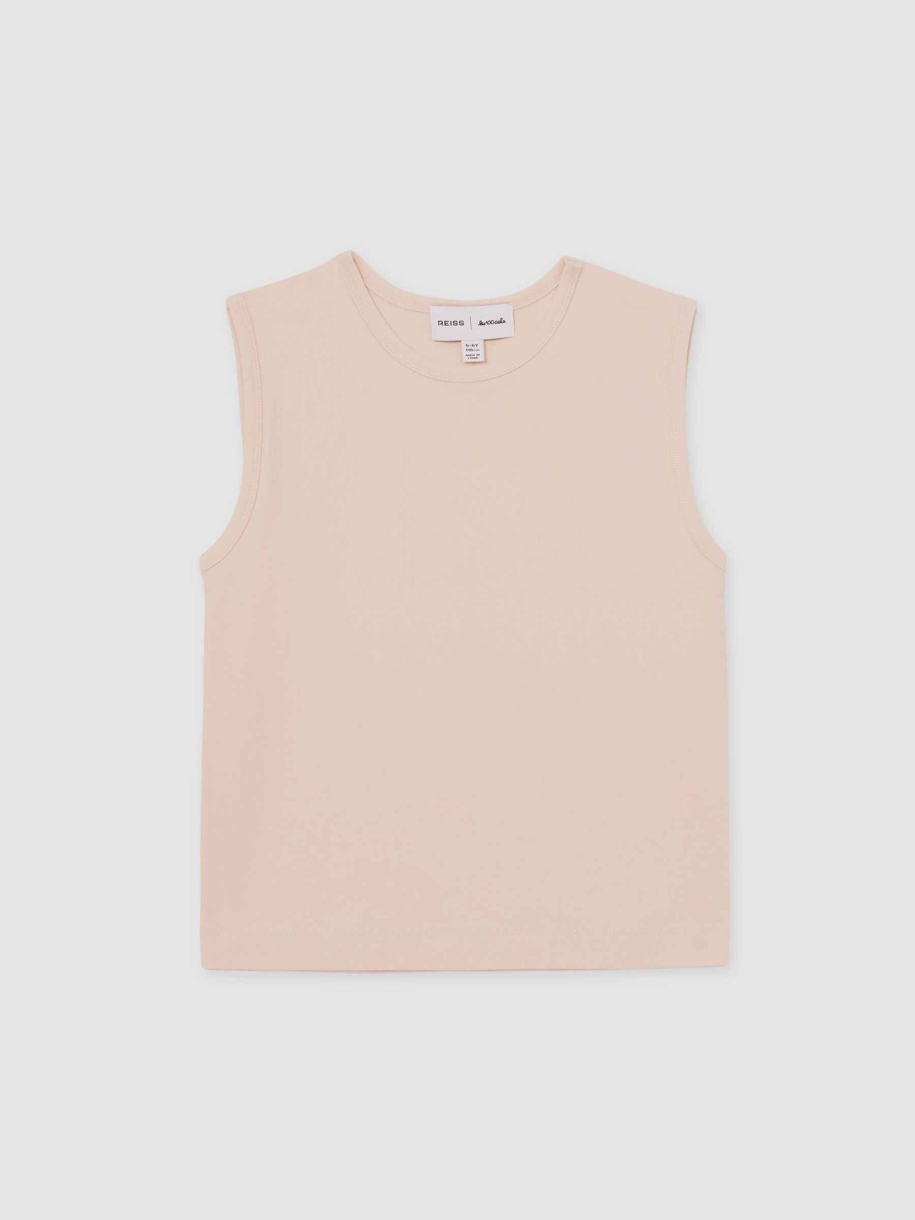 4-9 yrs Reiss | Les 100 Ciels Oversize T-Shirt in Peach