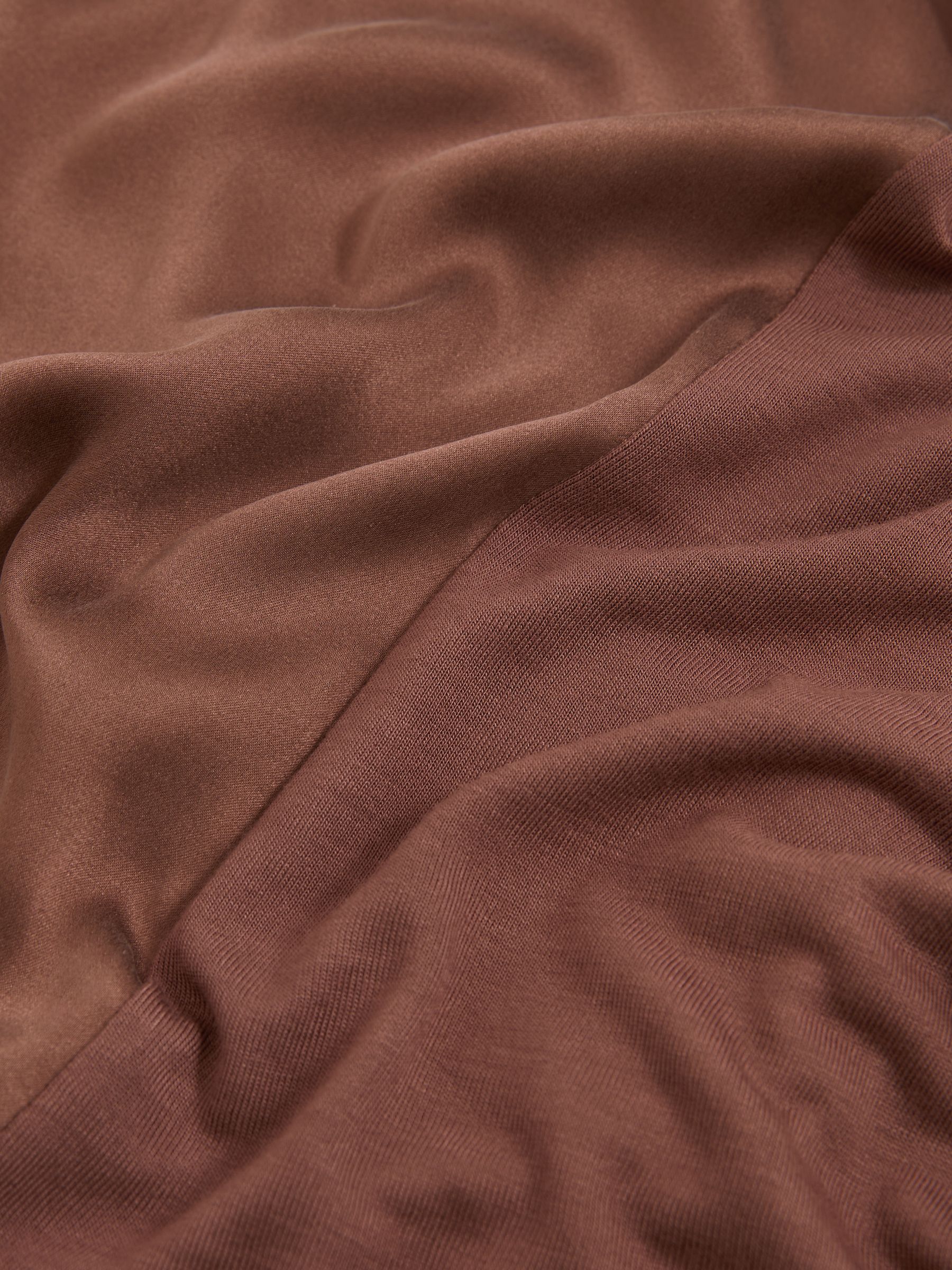 Silk-Front Cami Top in Mocha Brown